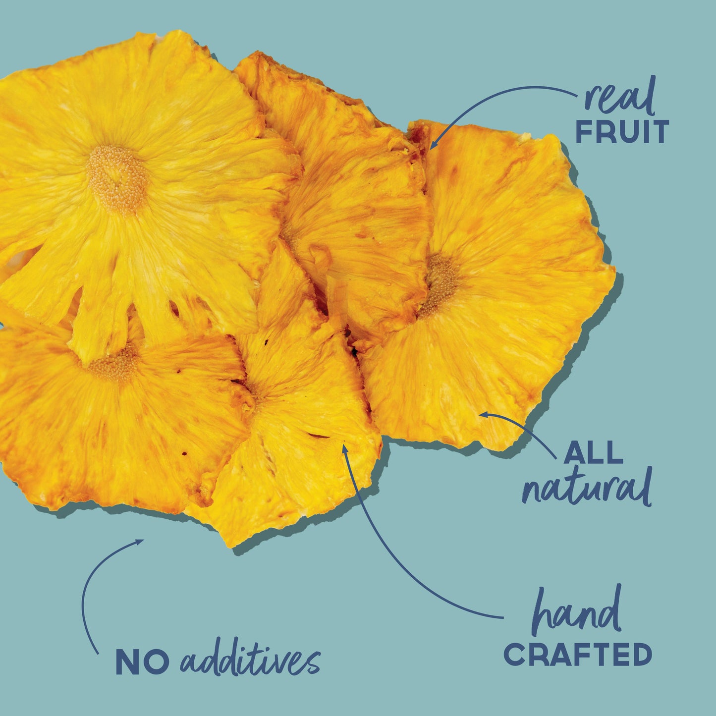Dehydrated Pineapple Wheels (Small Case)