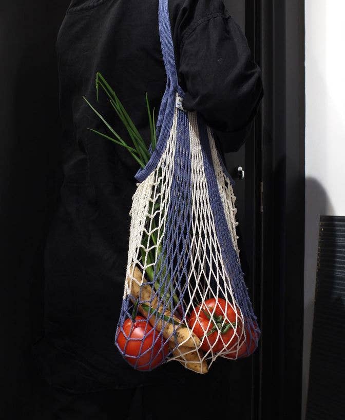 French Net shopping bag -Long Handles