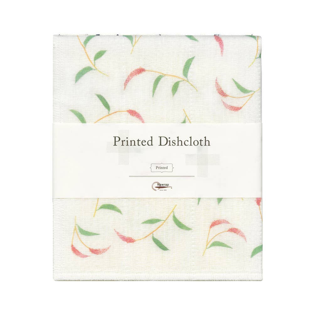 Nawrap Printed Dishcloth: Japanese Bush Clover