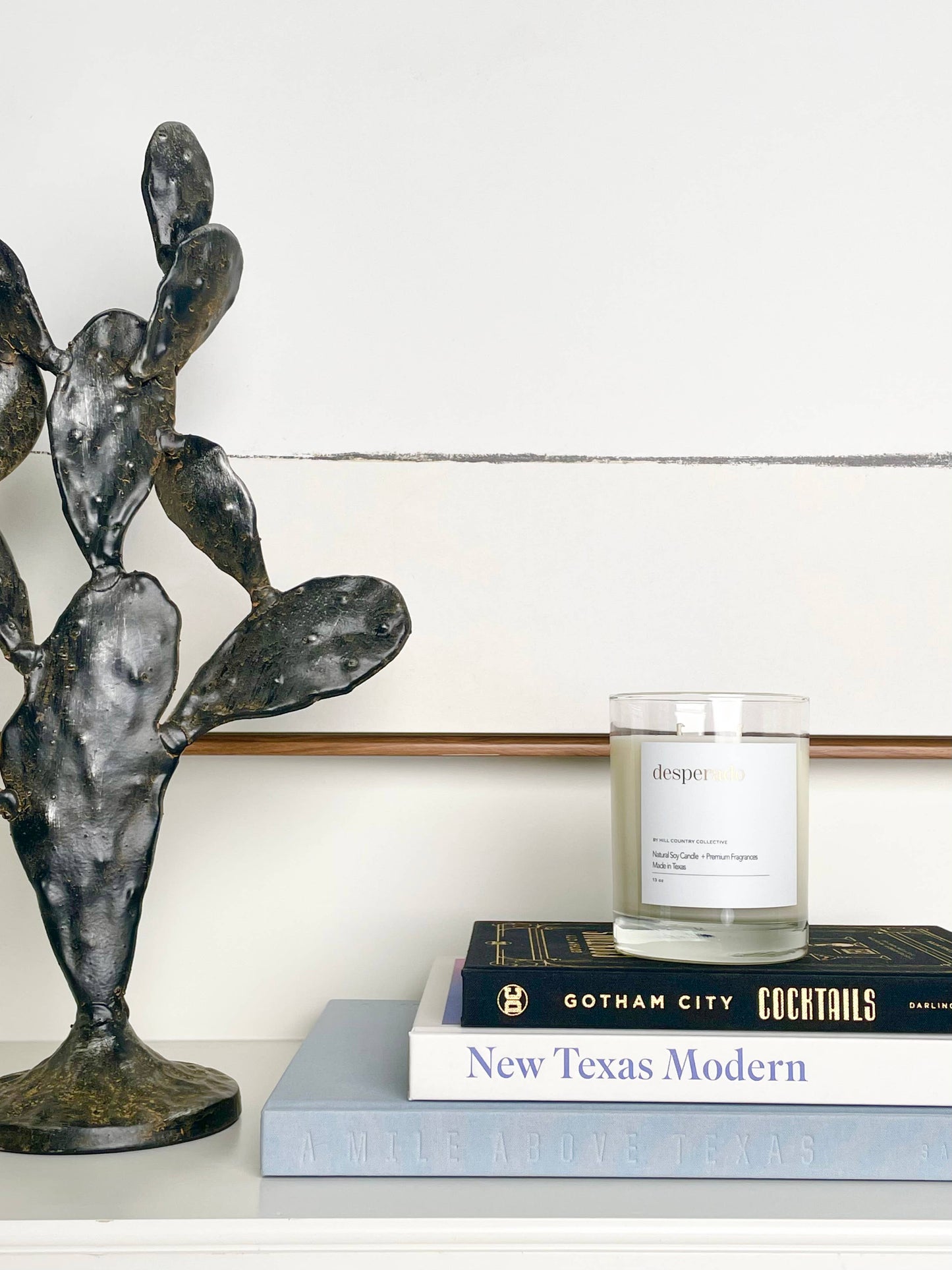 Desperado | Leather + Tobacco | Elevated Soy Candle, 11oz