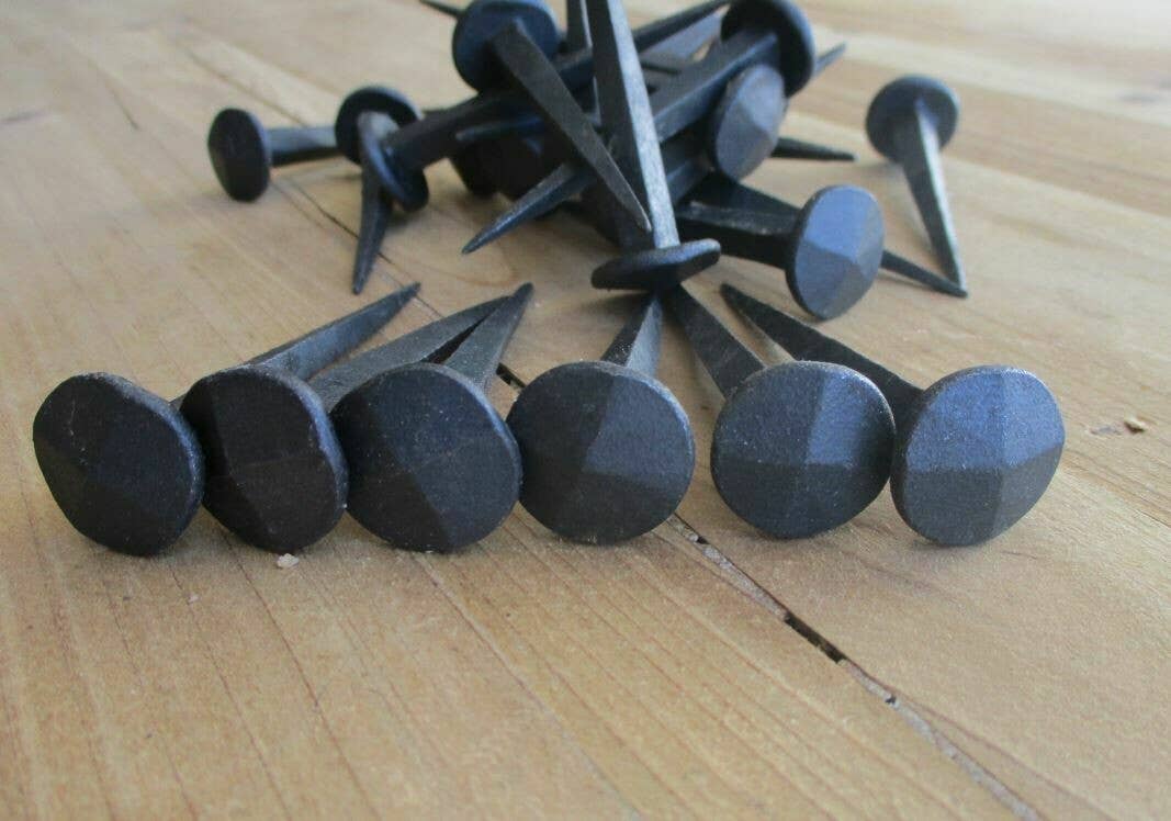 .75" Wide Hand Forged Decorative Nail / Clavo / Wall Hooks