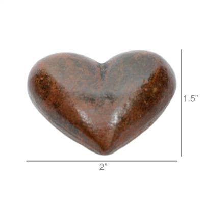 Heart - Cast Iron - Rust