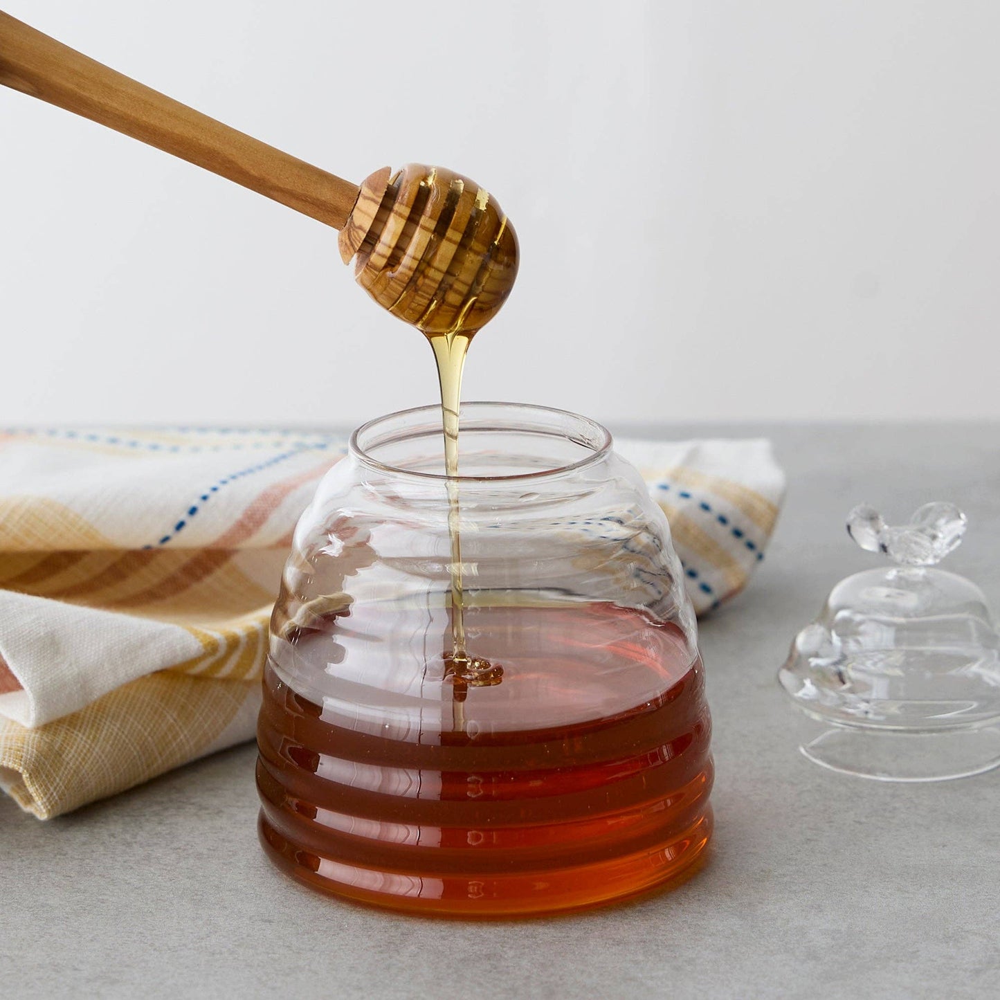 Olive Wood Honey Dipper