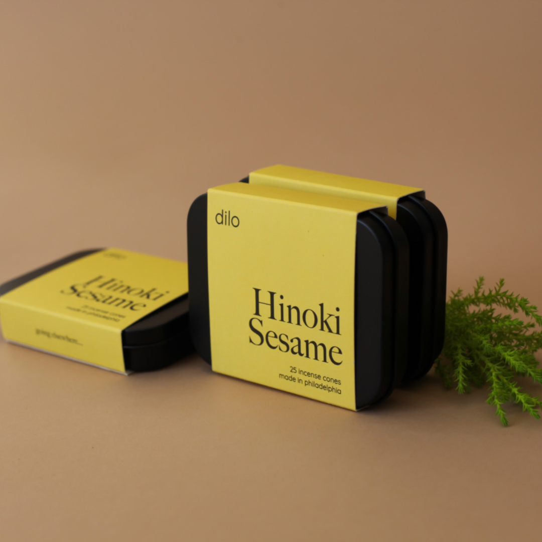 Hinoki Sesame Incense - dilo Elsewhere Collection