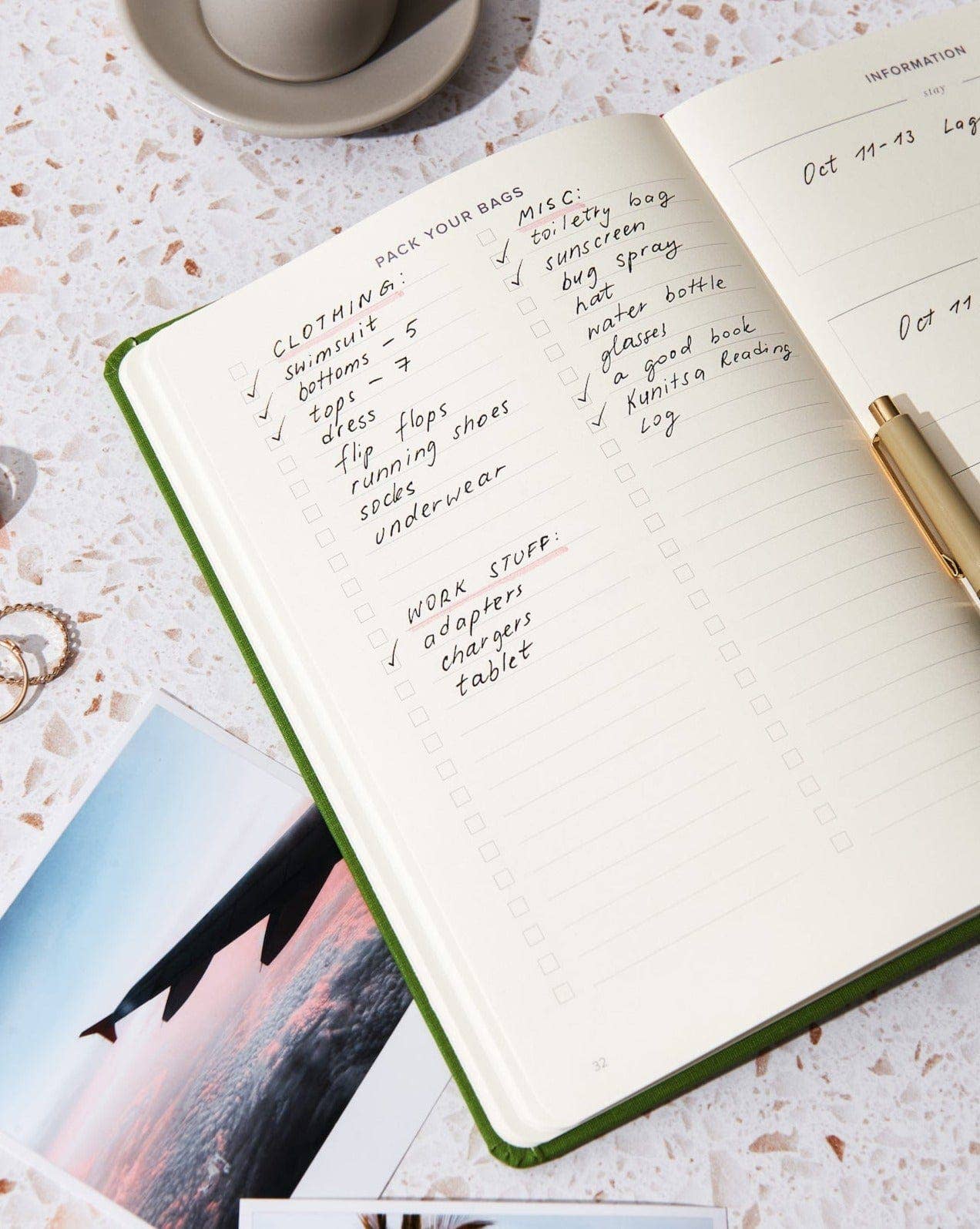 Travel Journal: Lavender Pink
