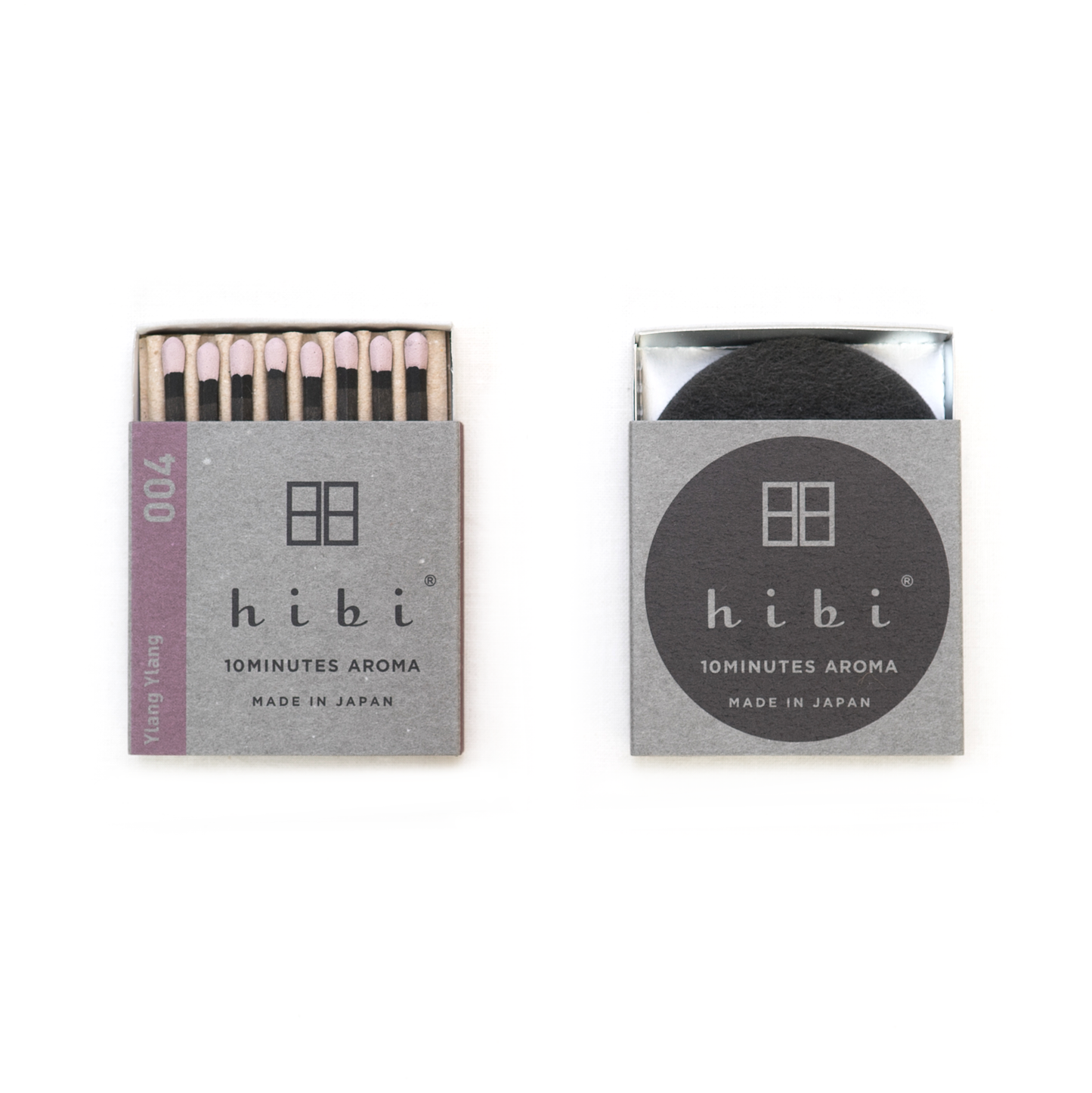 Hibi - Box of 8 Incense Matches: Japanese Wisteria