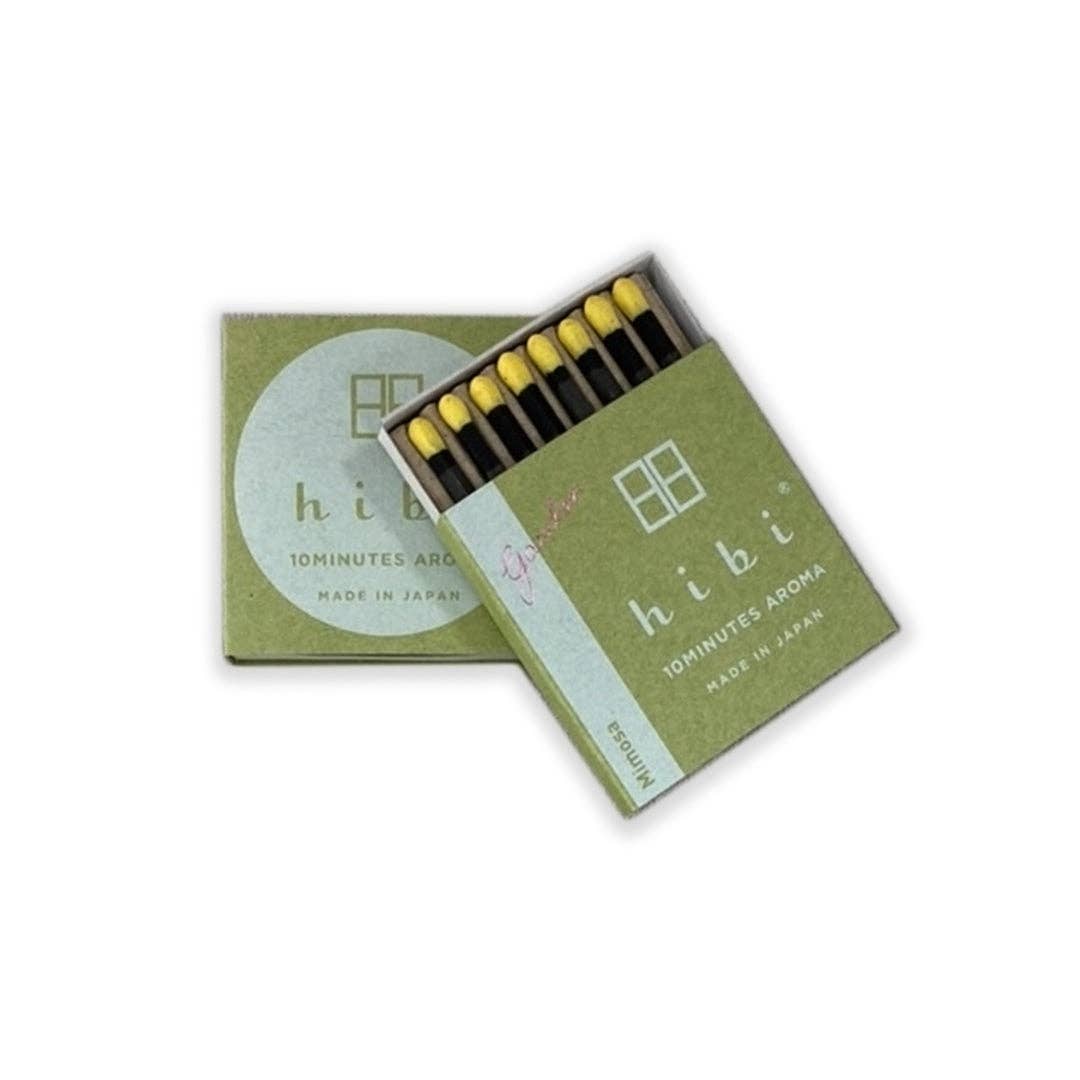 Hibi - Box of 8 Incense Matches: Japanese Wisteria