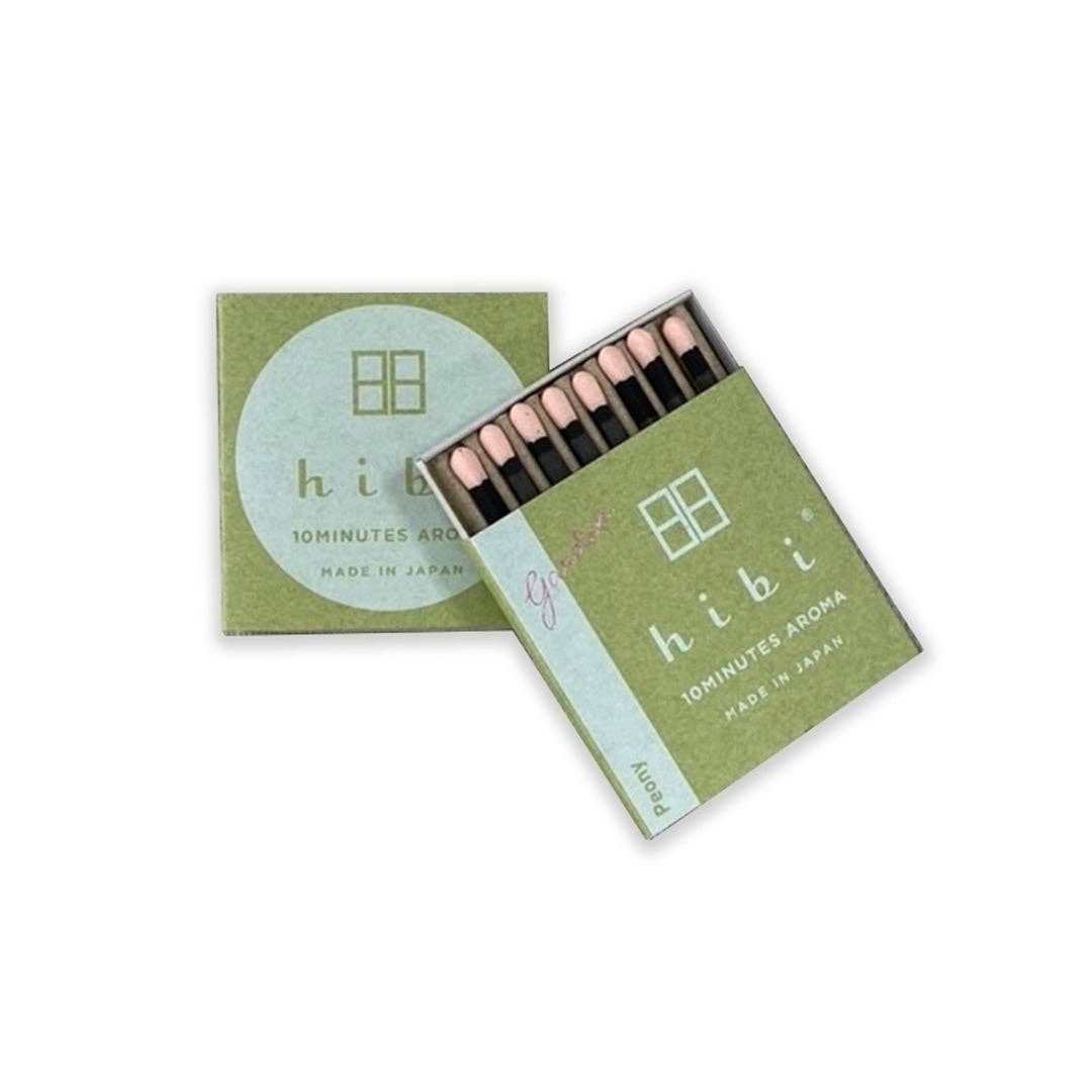 Hibi - Box of 8 Incense Matches: Japanese Wisteria