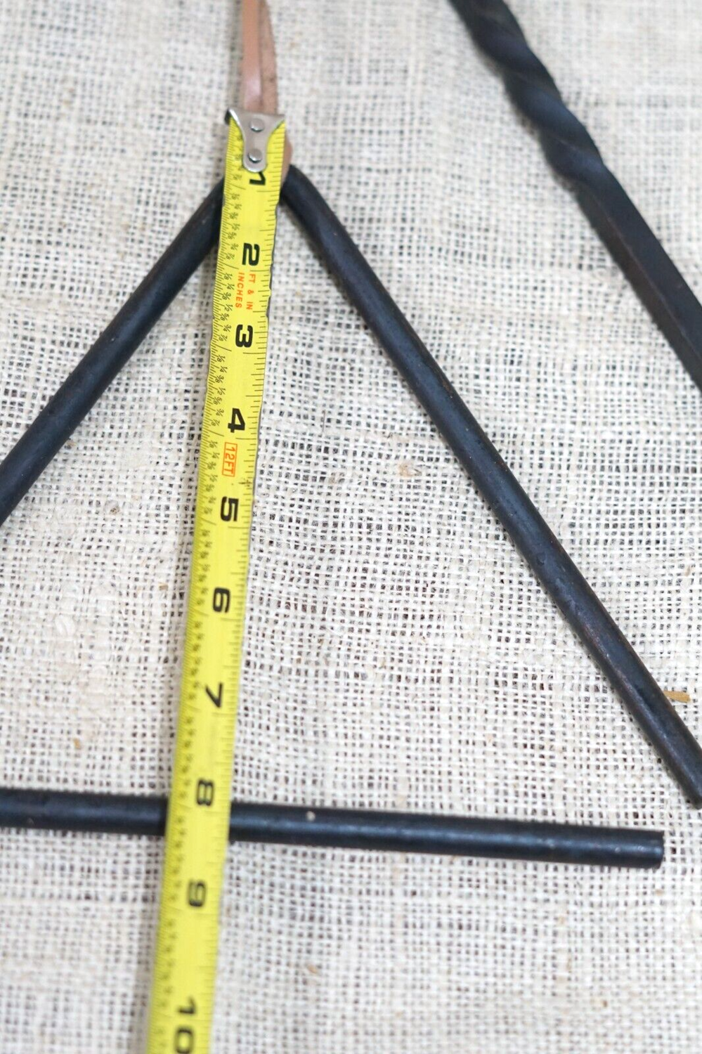 HAND FORGED TRIANGLE DINNER BELL