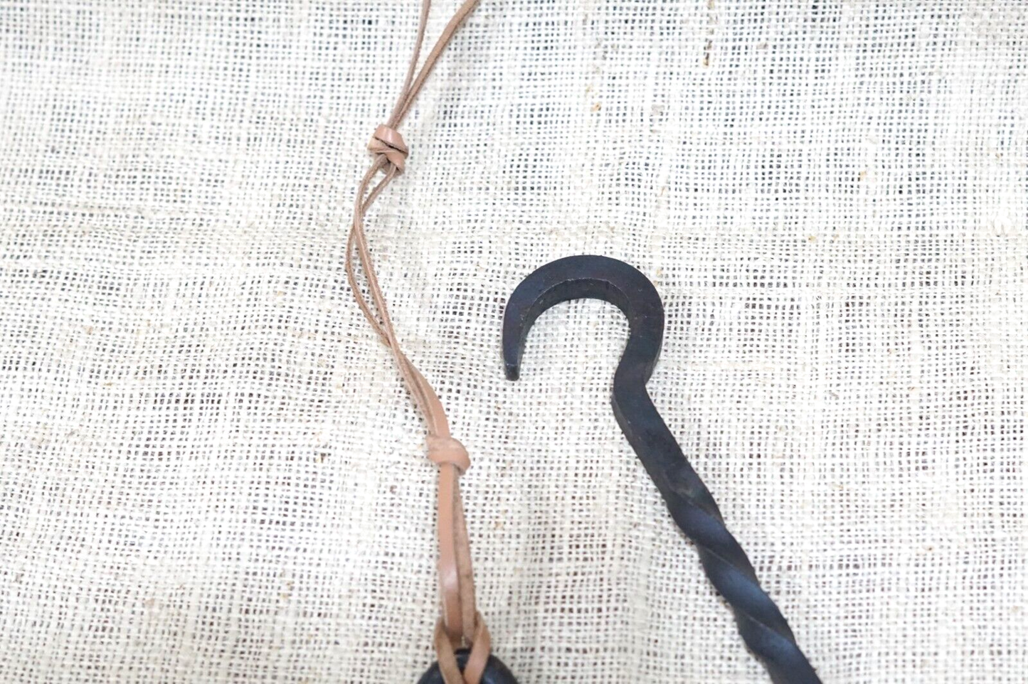 HAND FORGED TRIANGLE DINNER BELL