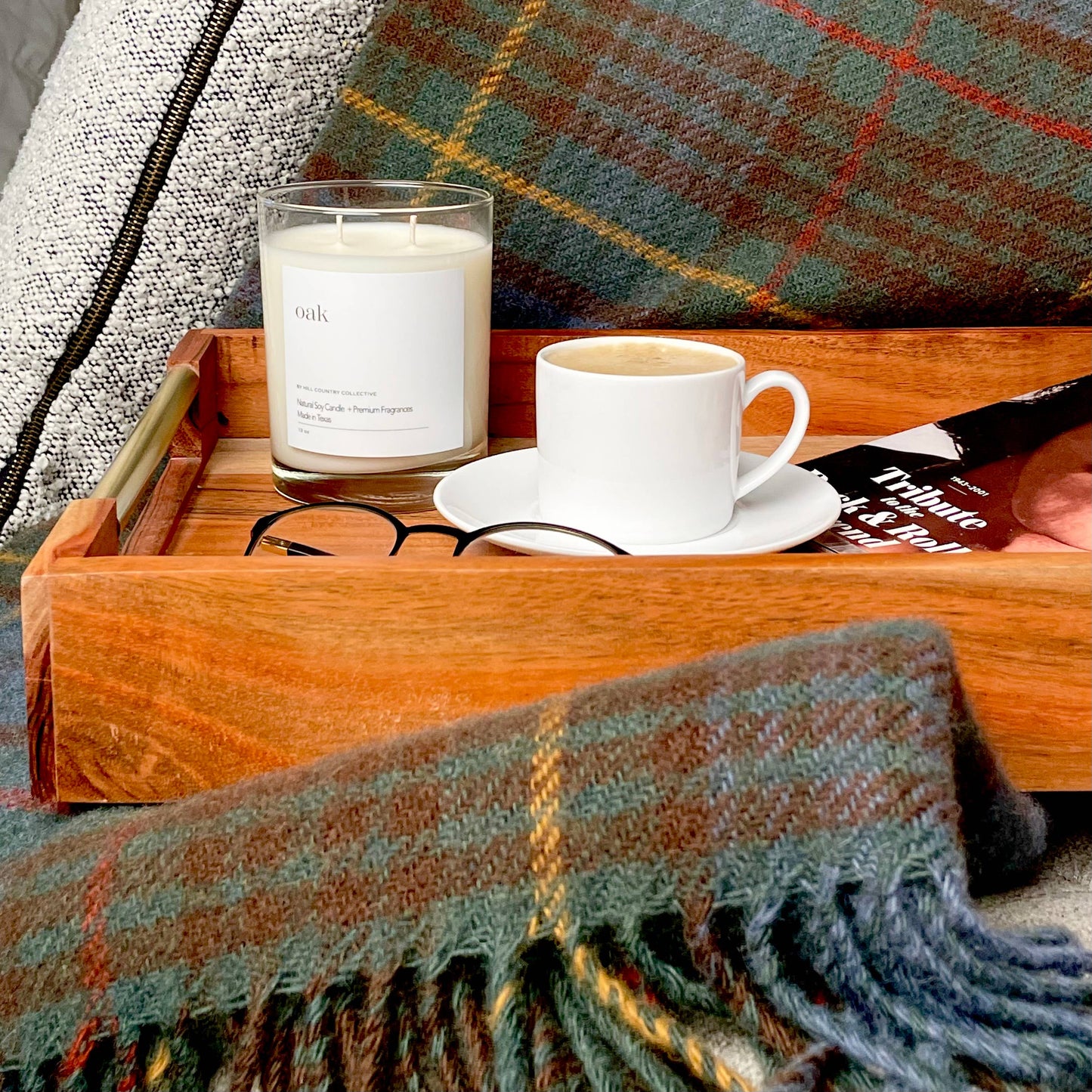 Oak | Woodsy + Cozy | Elevated Soy Candle, 11oz