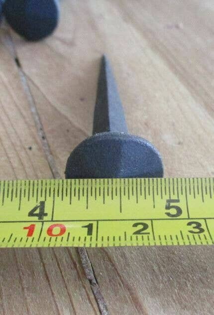 .75" Wide Hand Forged Decorative Nail / Clavo / Wall Hooks