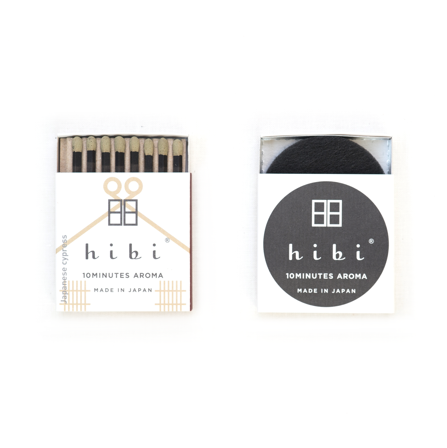 Hibi - Box of 8 Incense Matches: Japanese Wisteria