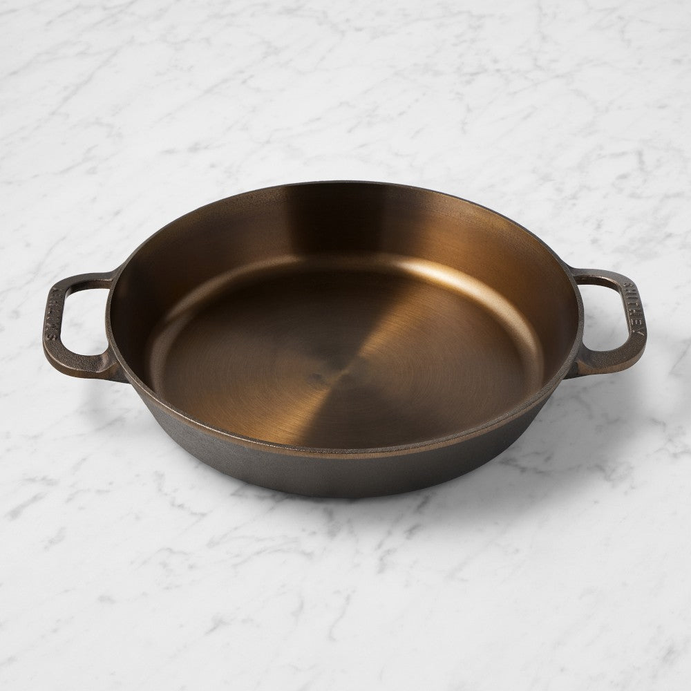 Smithey Ironware 12" Dual Handle Cast Iron Skillet