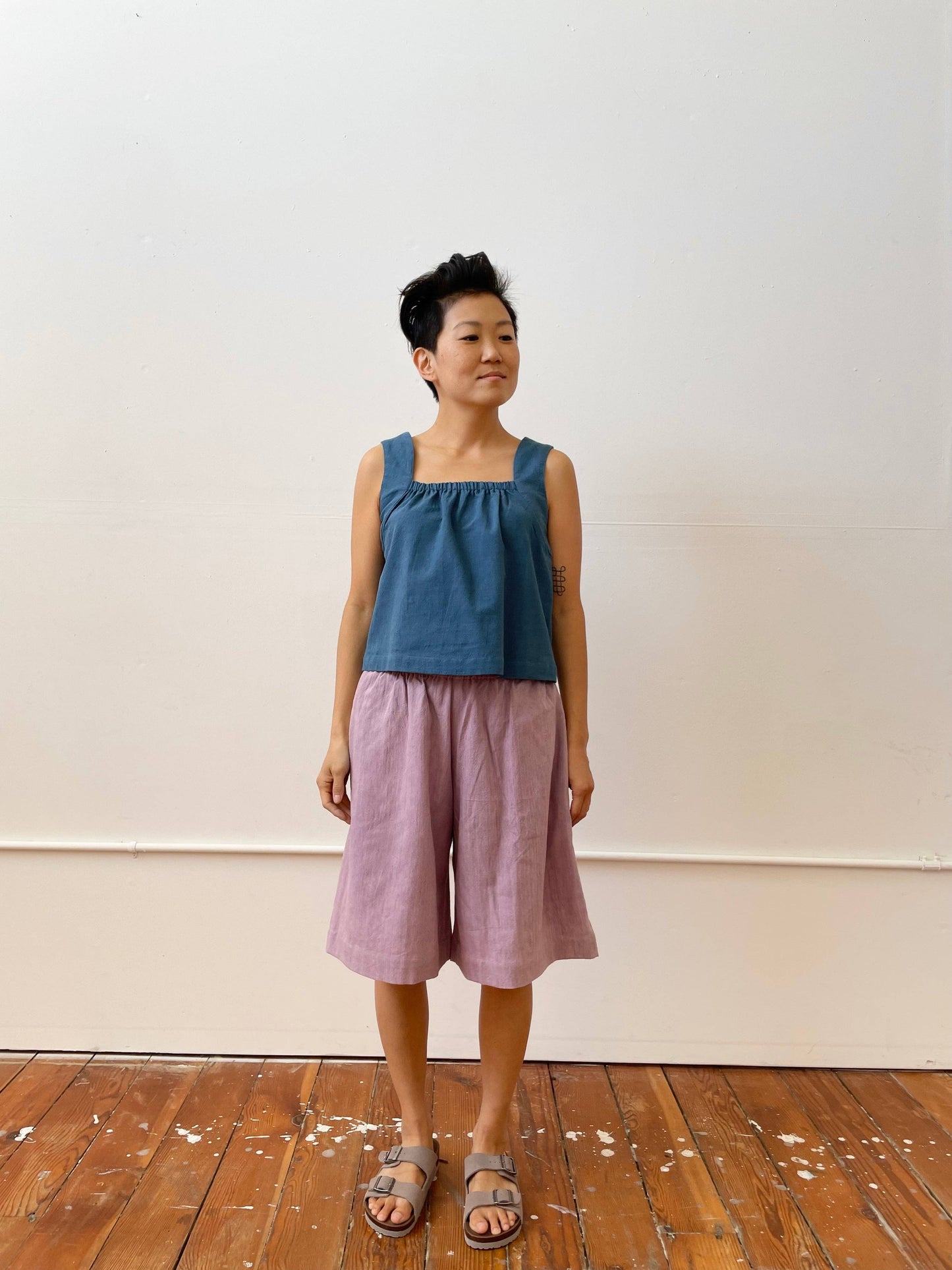 Louise Tank Indigo (XS-XXL): S