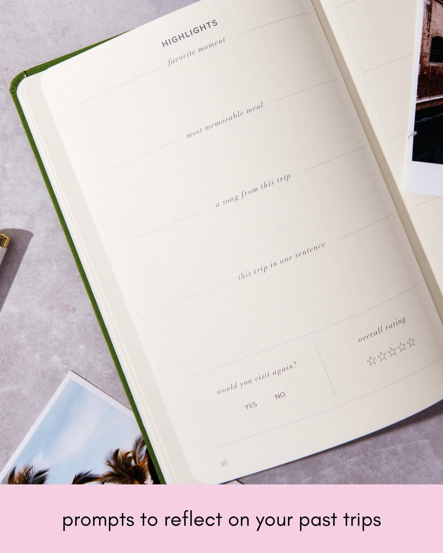 Travel Journal: Lavender Pink