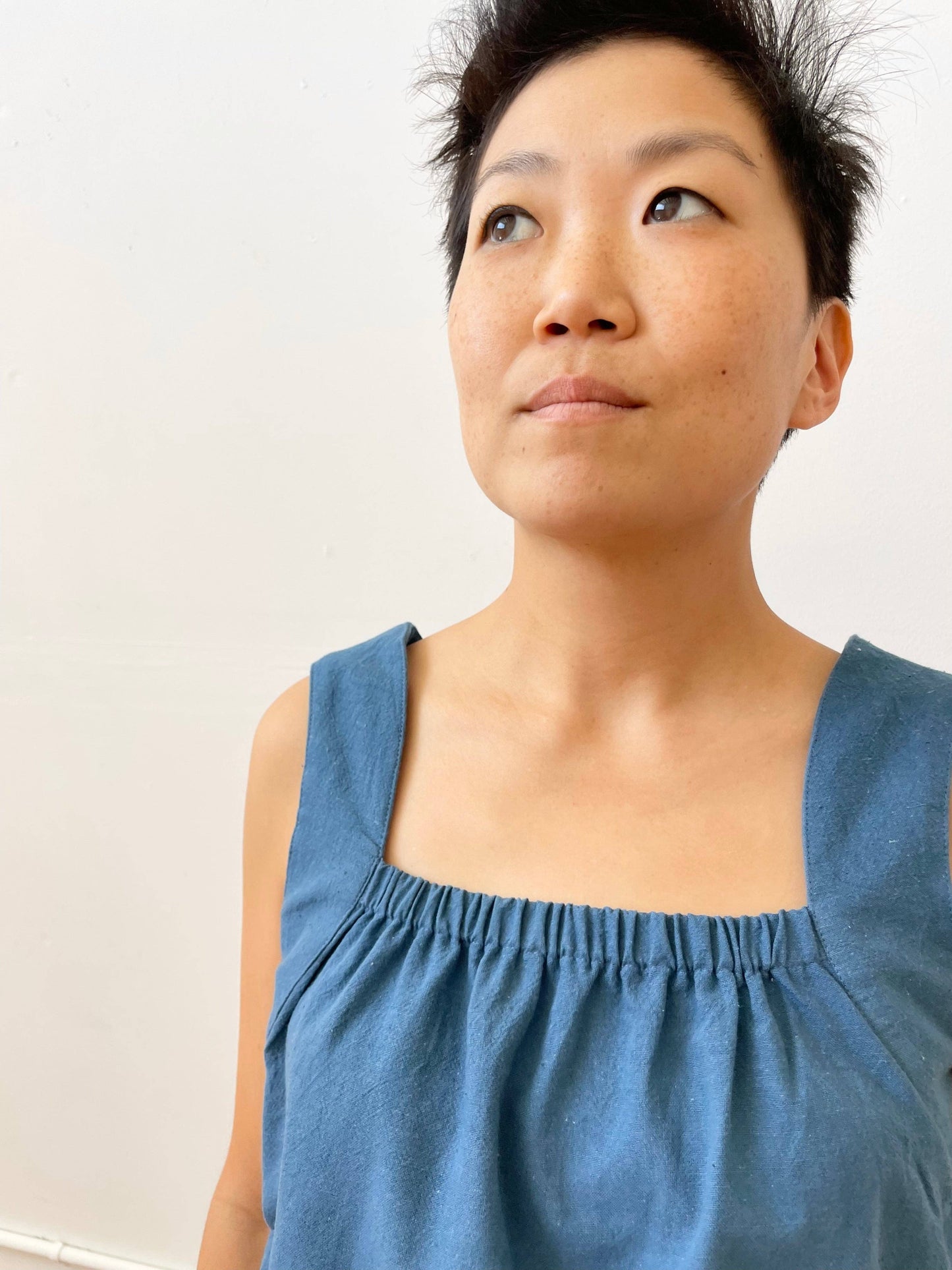 Louise Tank Indigo (XS-XXL): S