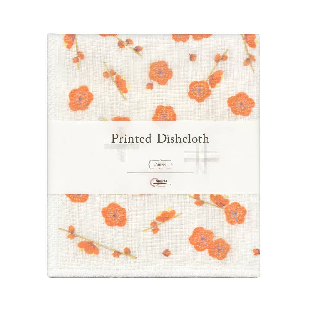 Nawrap Printed Dishcloth: Japanese Bush Clover