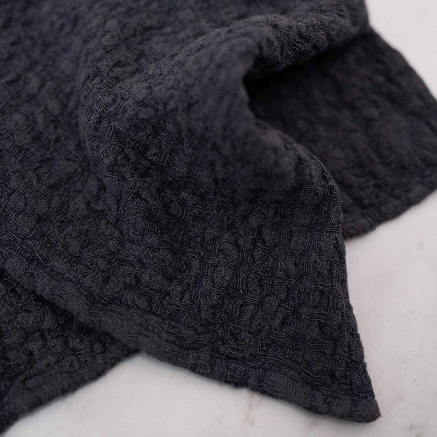 Dark Grey Linen Dishcloth