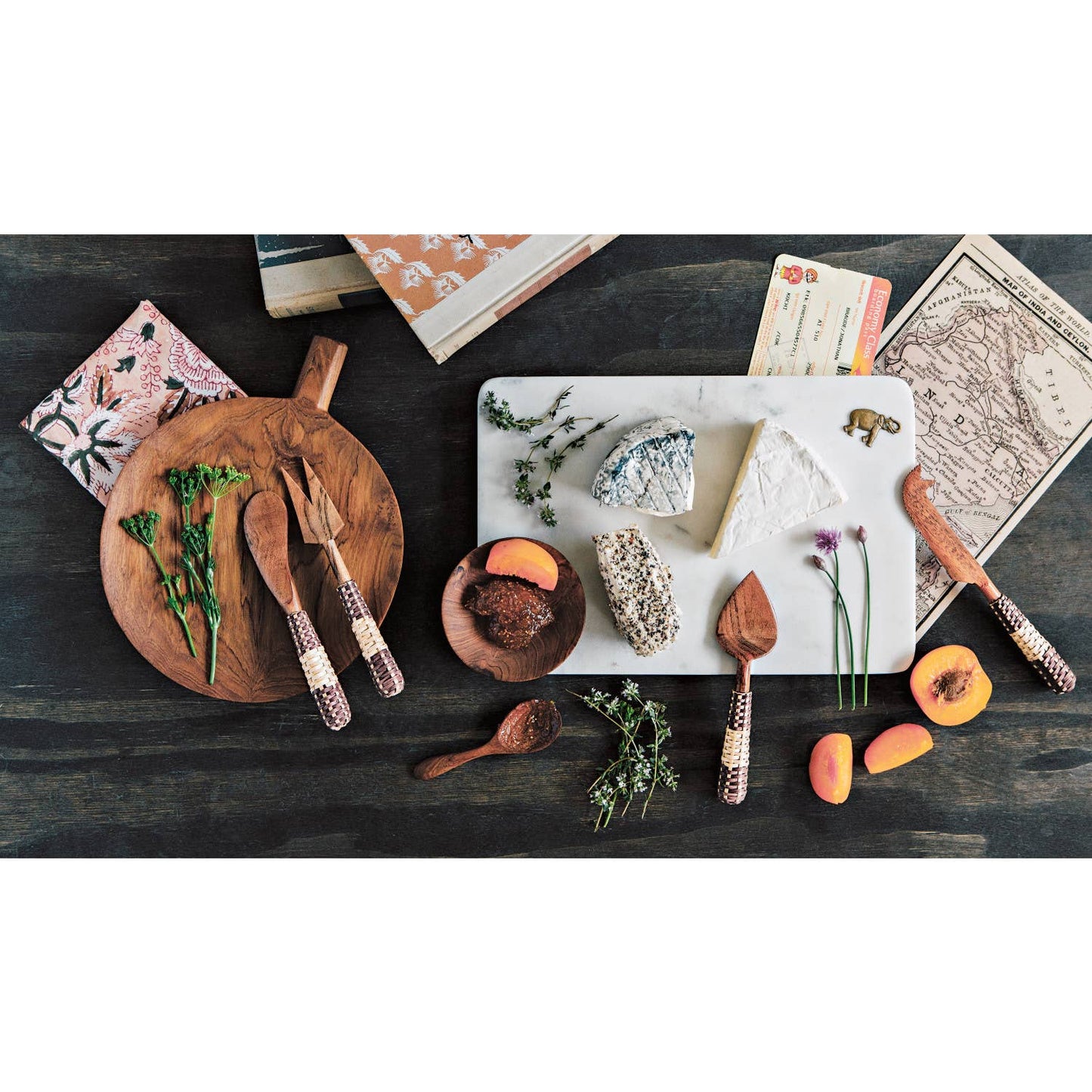 White Marble Serving Board