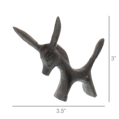 Pablo Critter - Cast Iron Donkey - Brown