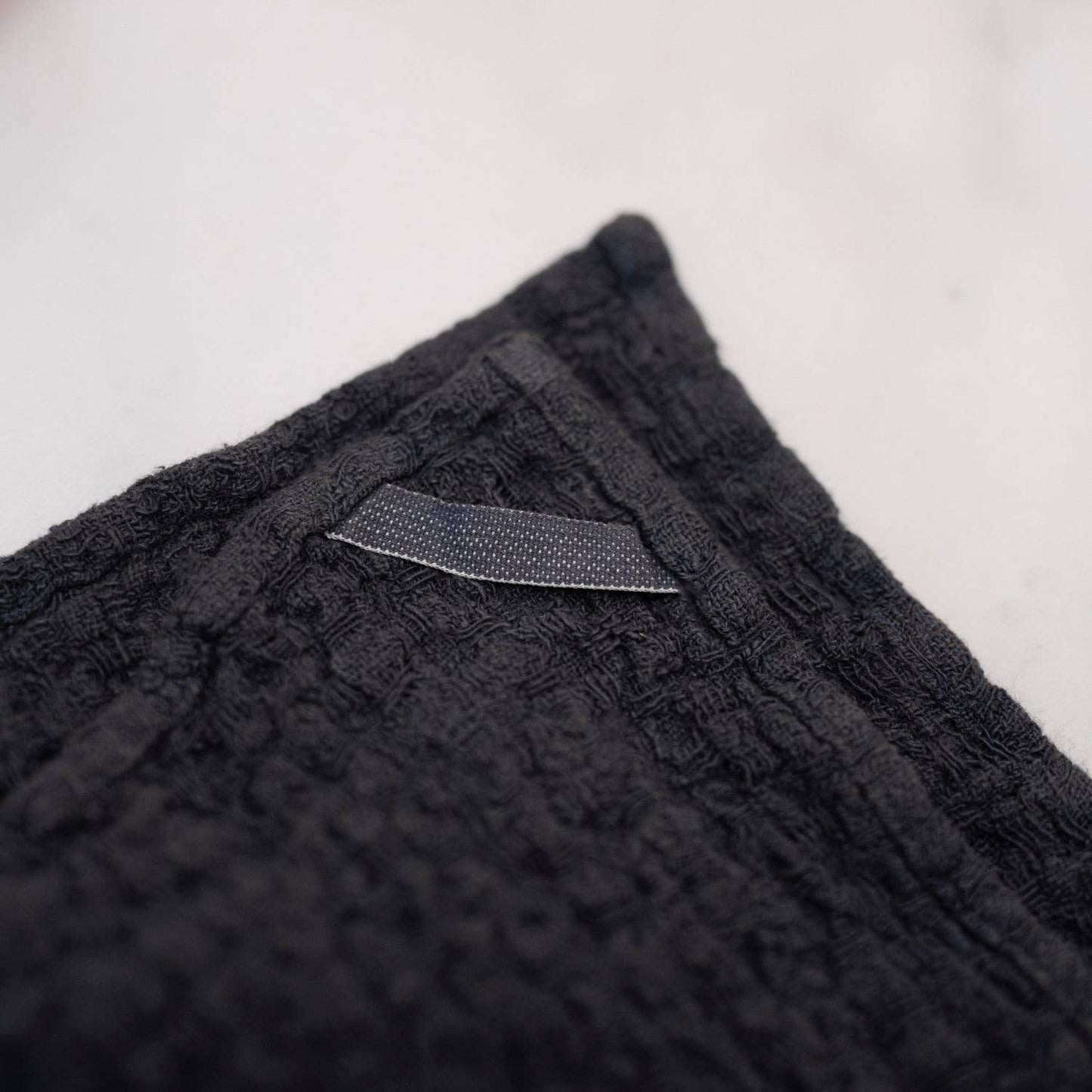 Dark Grey Linen Dishcloth