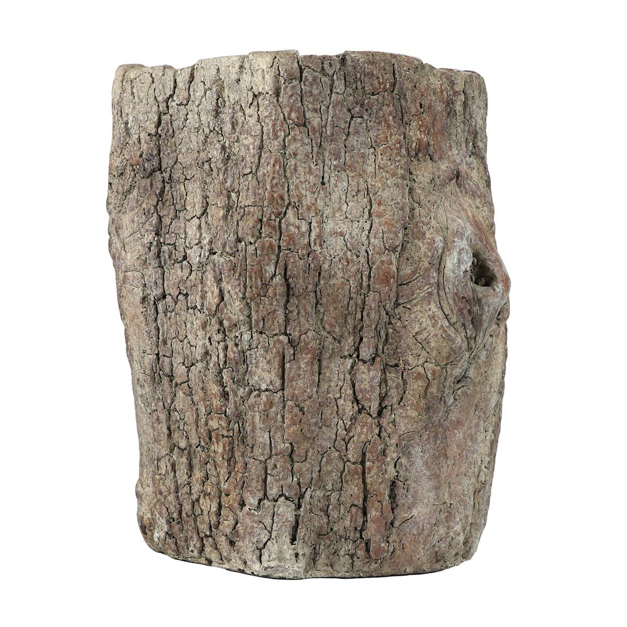 Faux Bois Log Planter: Large
