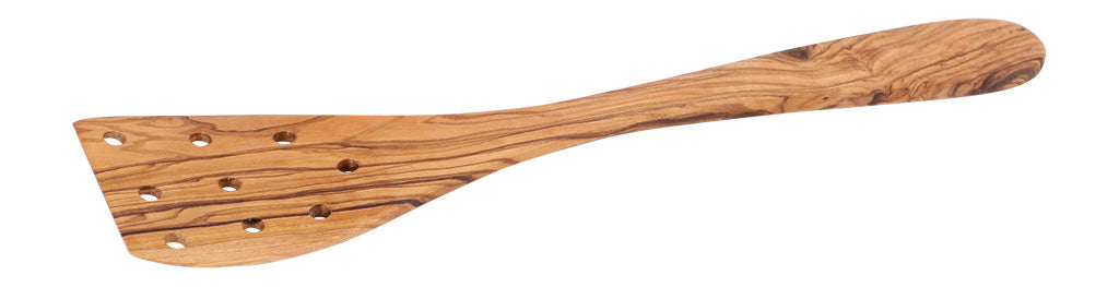 Olive Wood Spatula With Holes