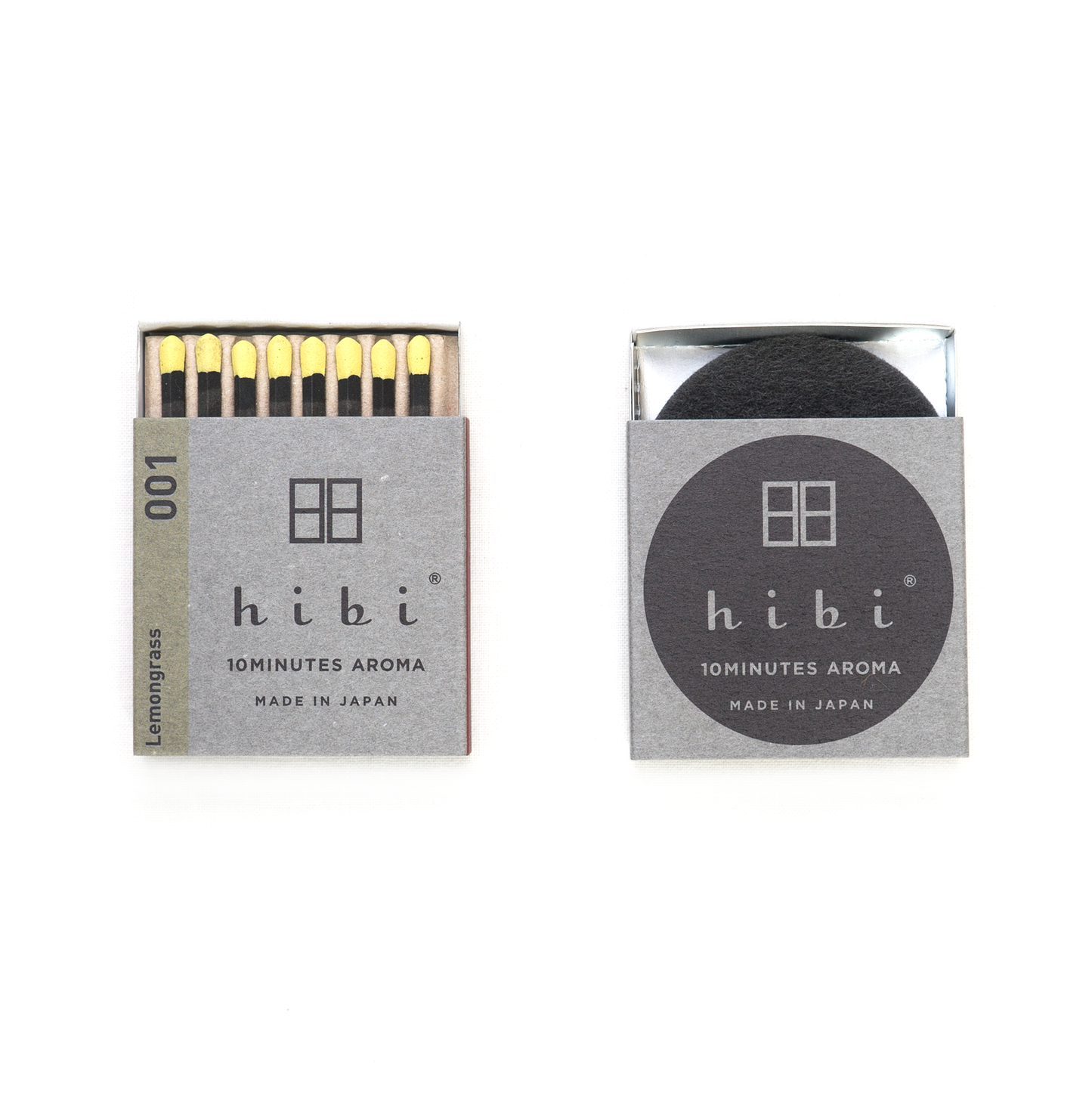 Hibi - Box of 8 Incense Matches: Japanese Wisteria