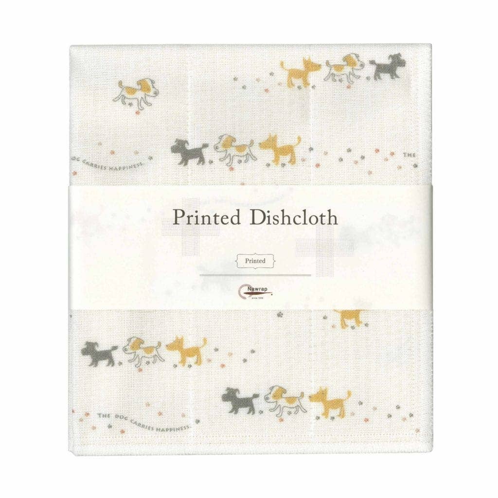 Nawrap Printed Dishcloth: Japanese Bush Clover