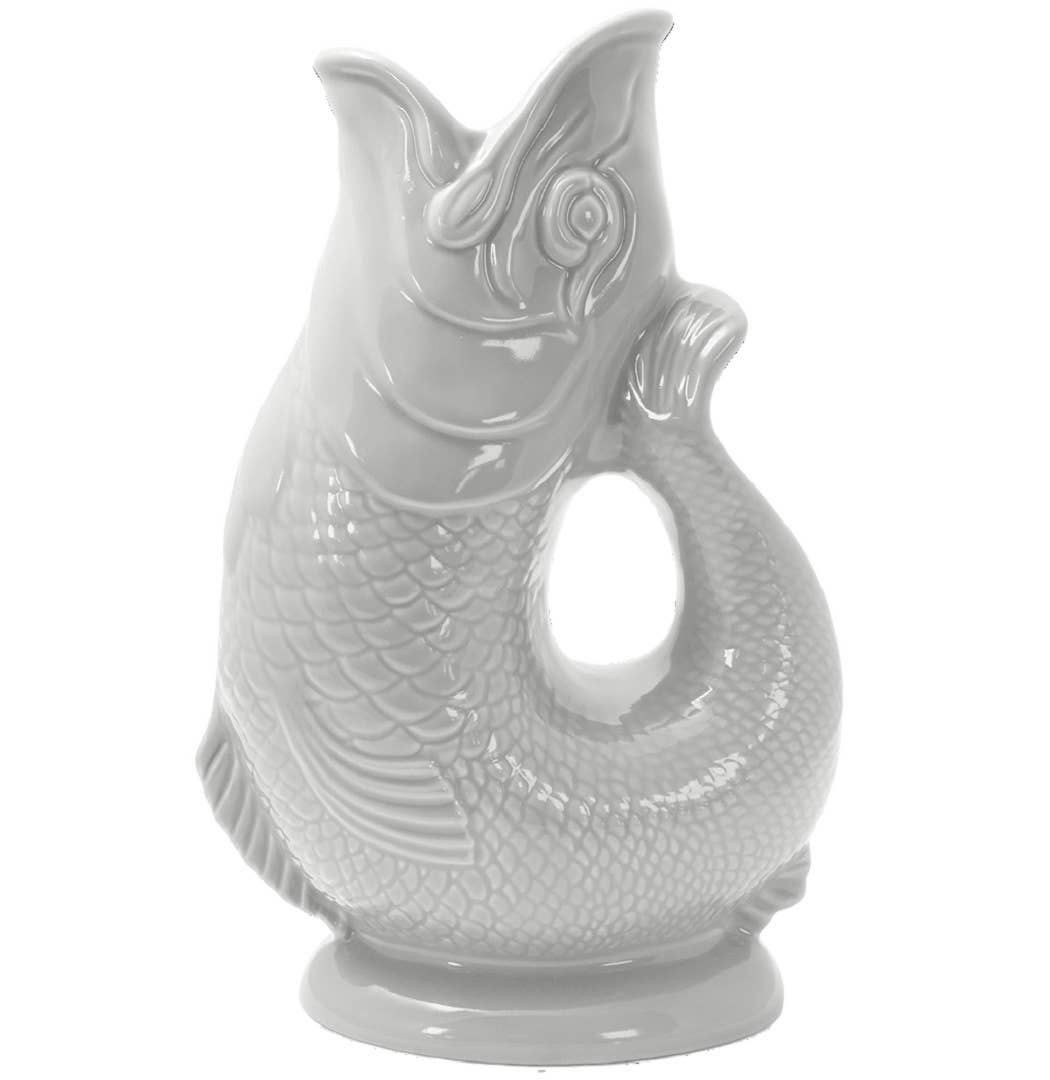 Light Gray Gluggle Jug: Mini