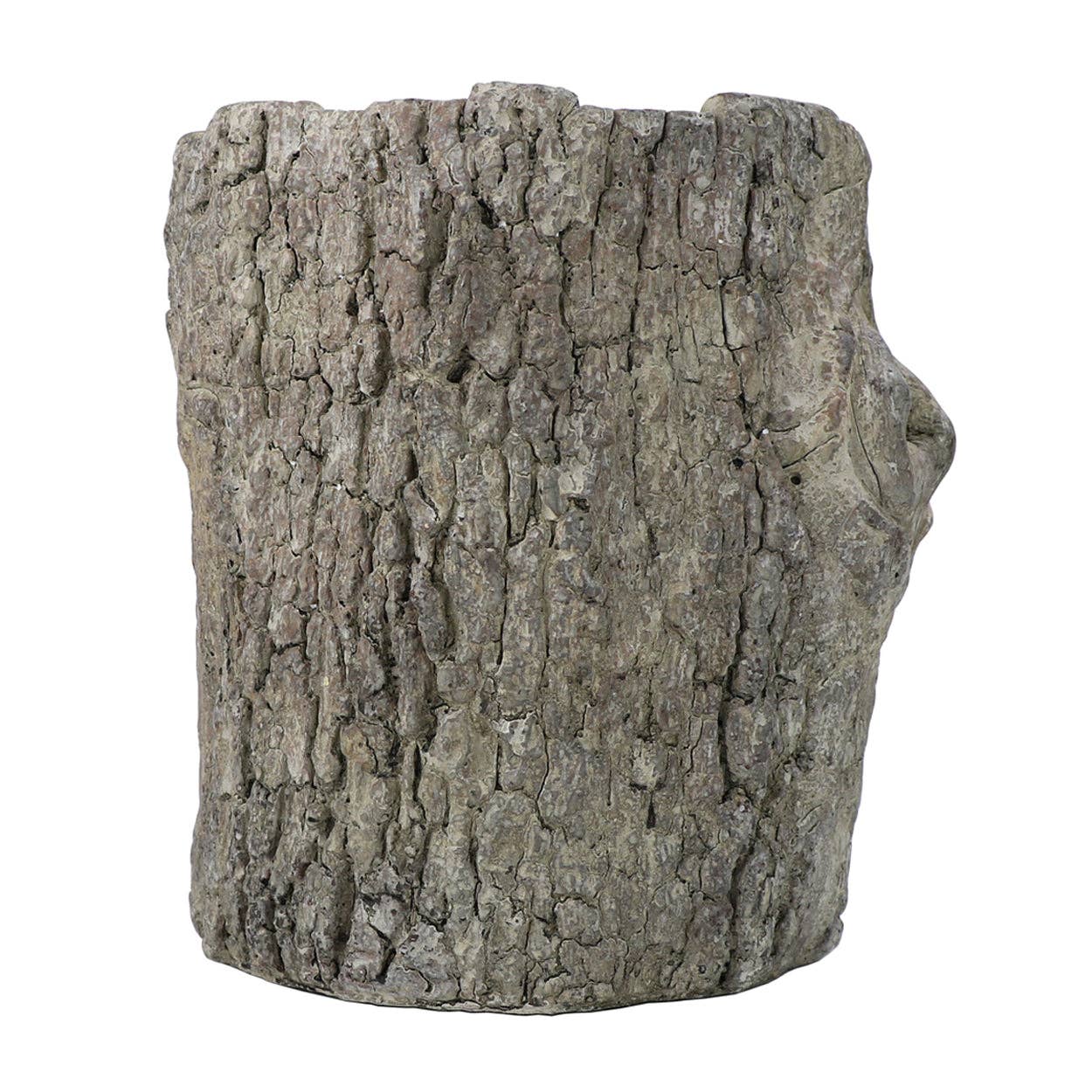 Faux Bois Log Planter: Large