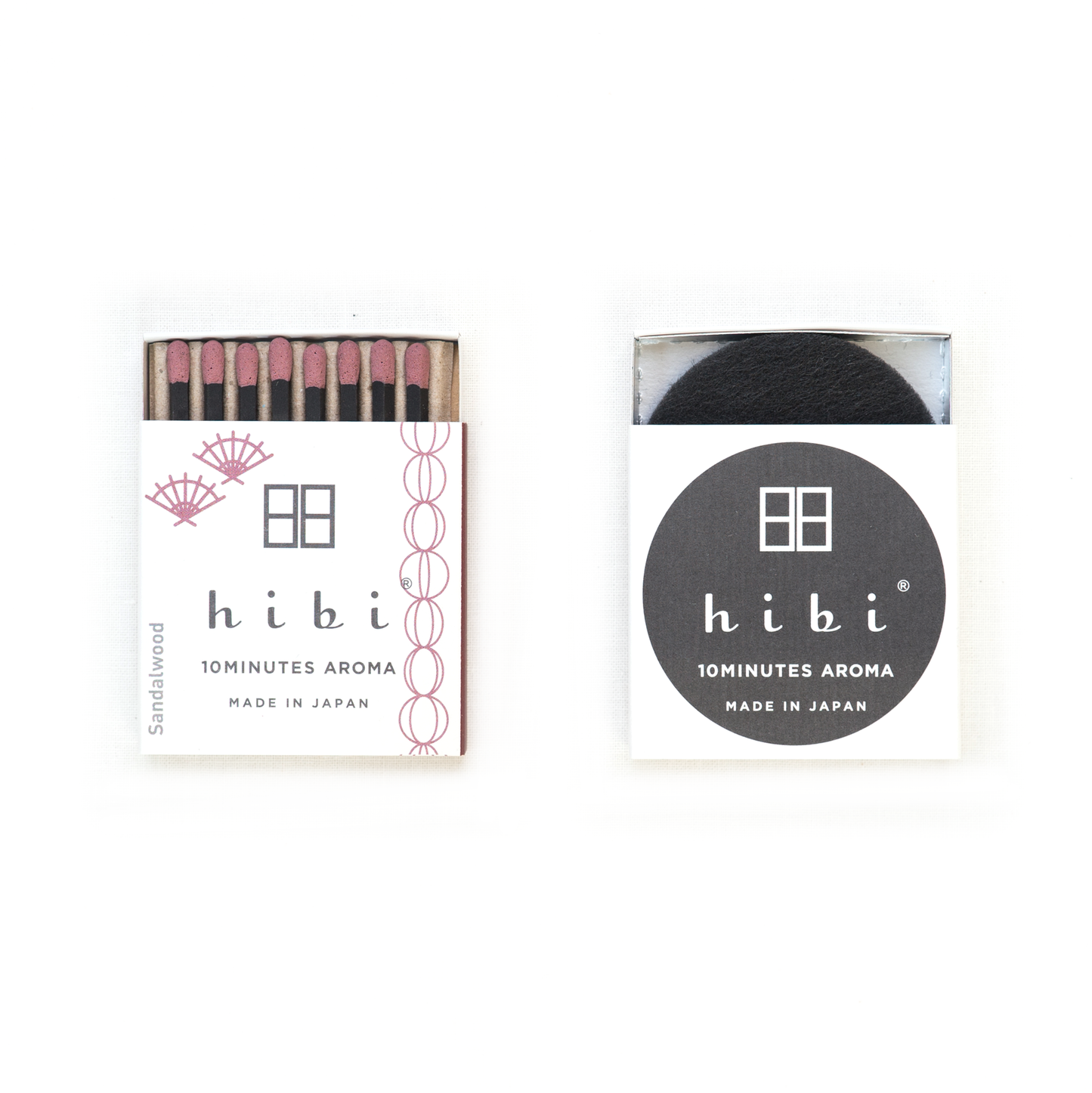 Hibi - Box of 8 Incense Matches: Japanese Wisteria