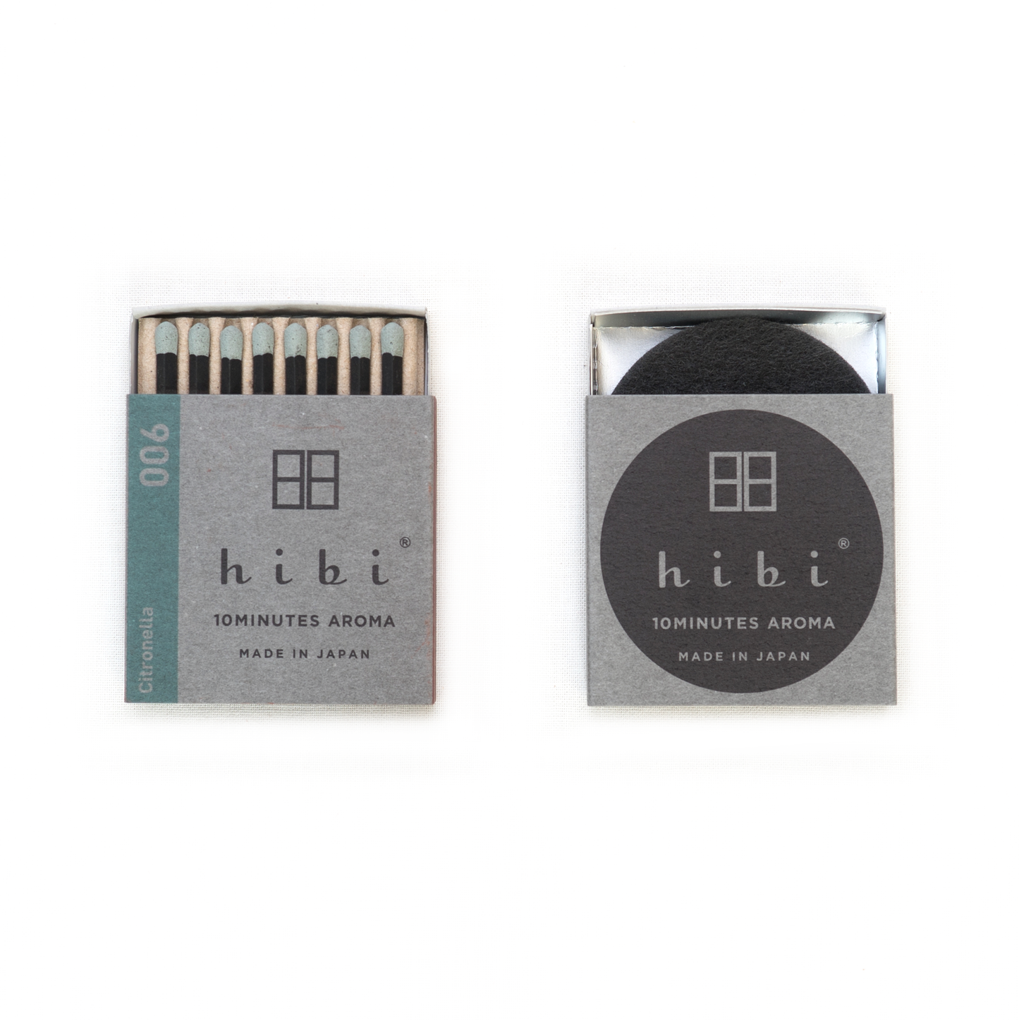 Hibi - Box of 8 Incense Matches: Japanese Wisteria