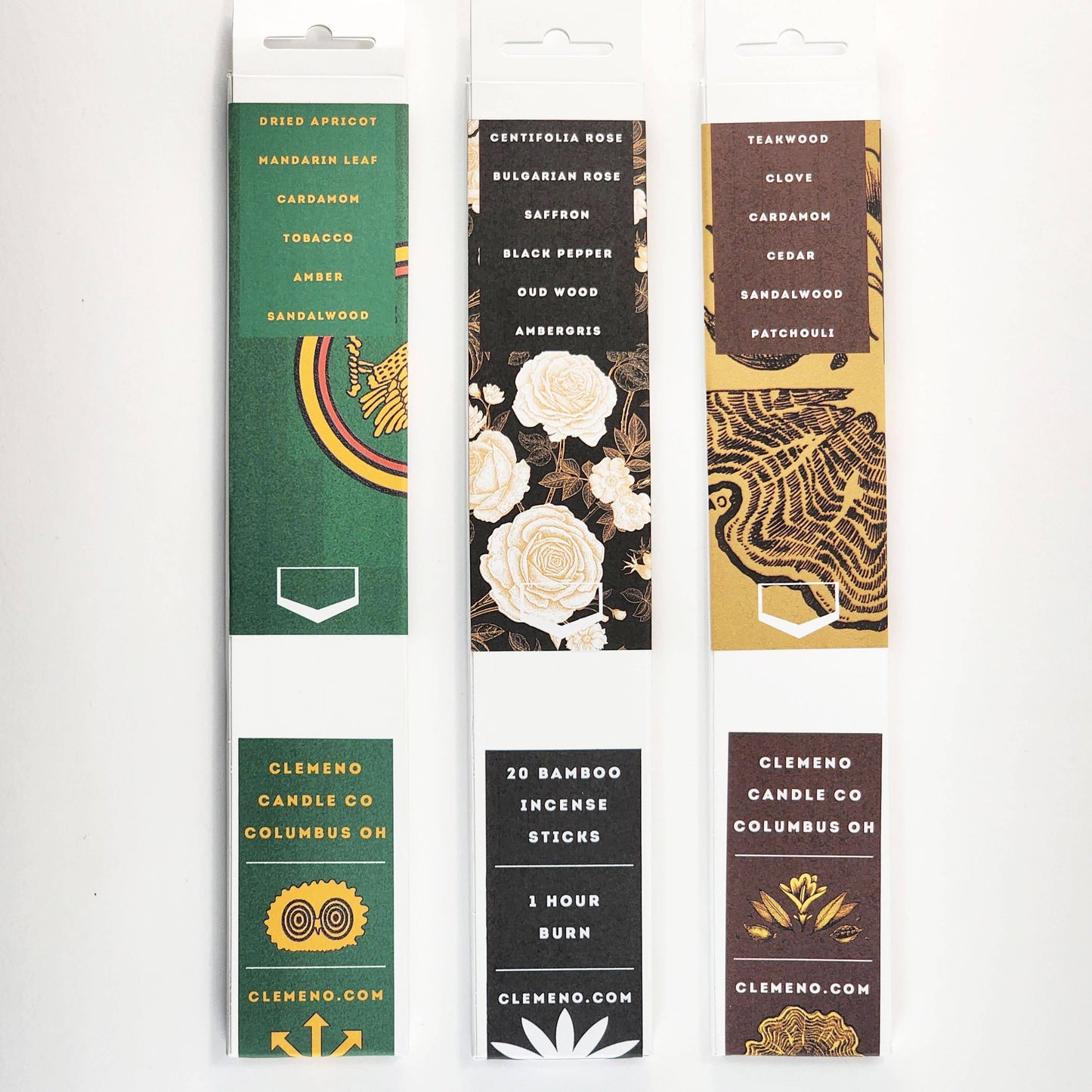 Bamboo Incense Sticks: Teakwood Cardamom