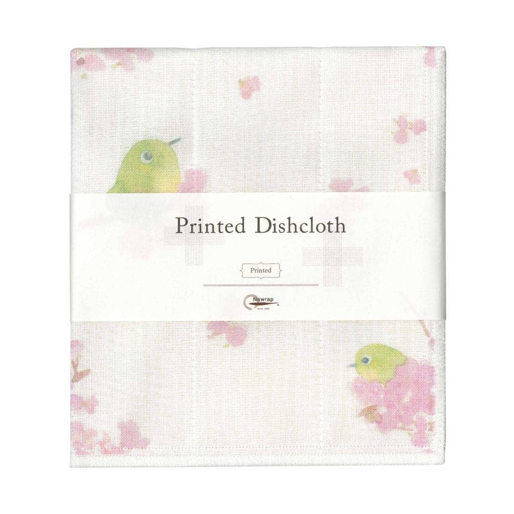Nawrap Printed Dishcloth: Japanese Bush Clover