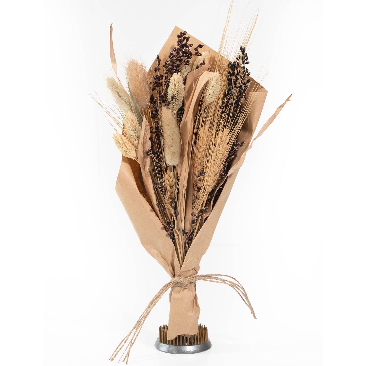 Petite Harvest 12" Bouquet: Sorghum & Bunny Tail