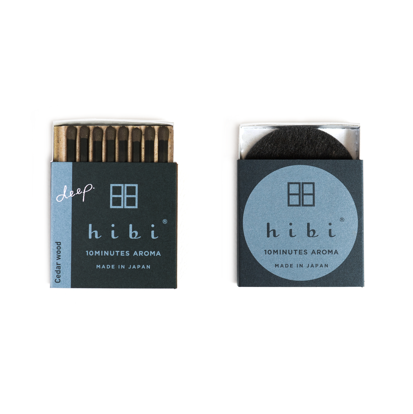 Hibi - Box of 8 Incense Matches: Japanese Wisteria