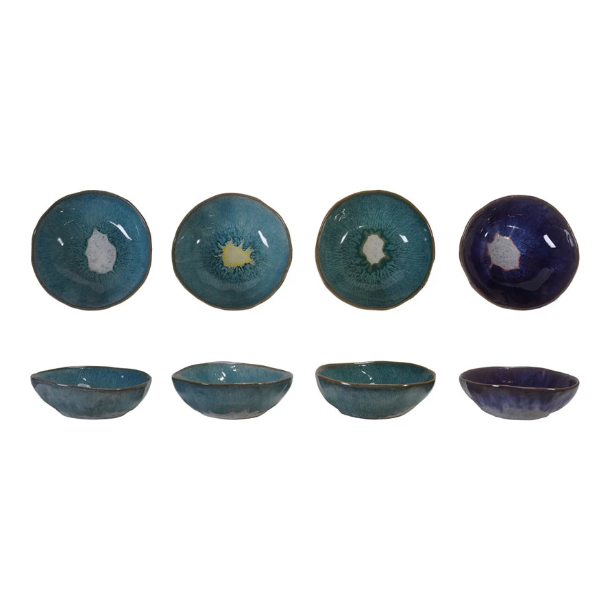 Organic Shaped Stoneware Bowl