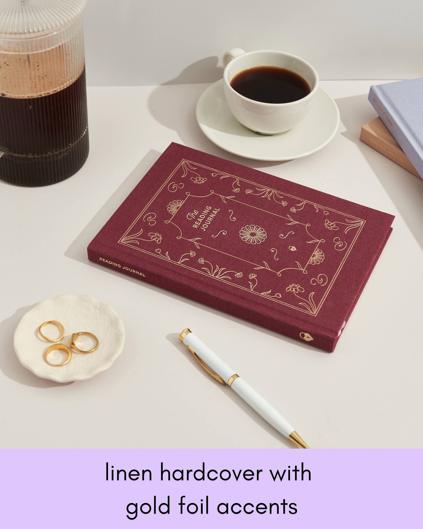 Reading Journal (Original): Burgundy