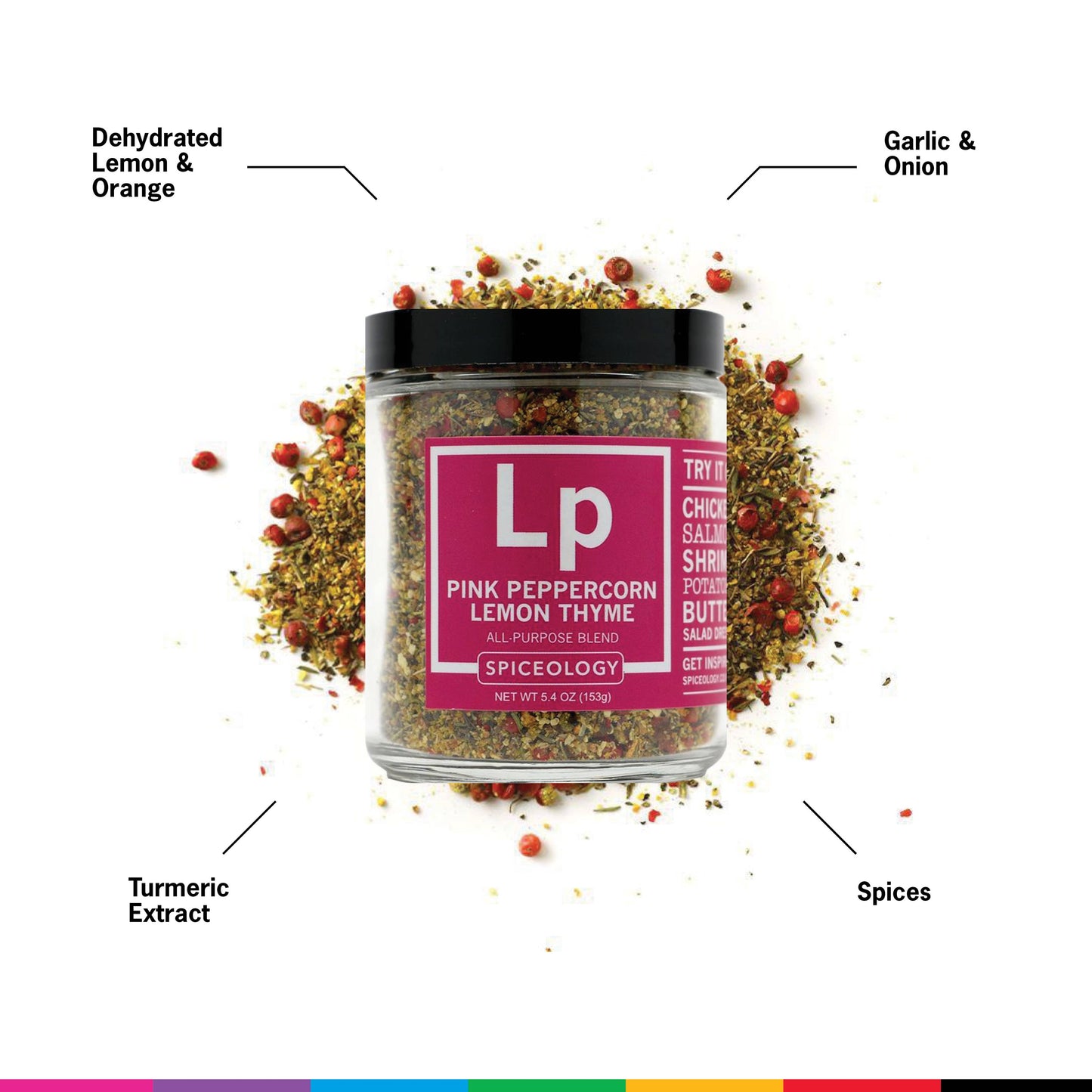 Pink Peppercorn Lemon Thyme | Lemon Pepper Rub