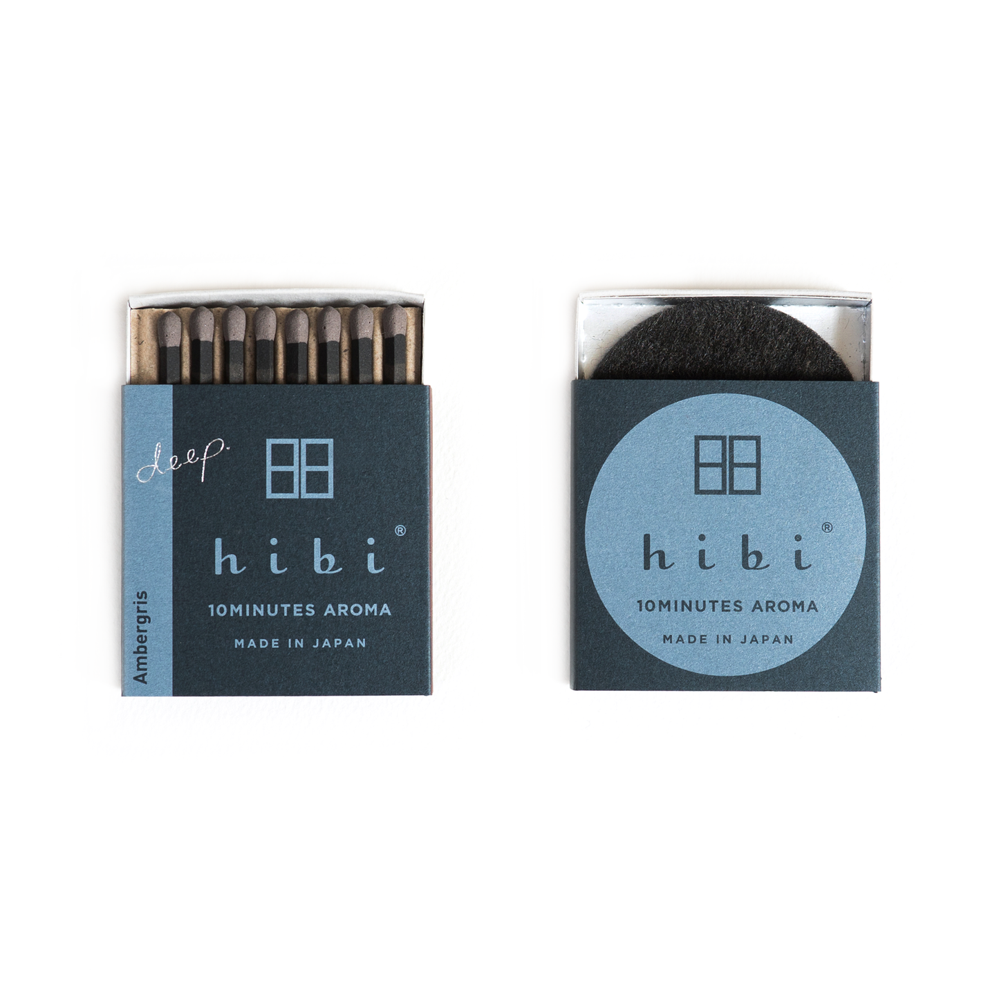 Hibi - Box of 8 Incense Matches: Japanese Wisteria