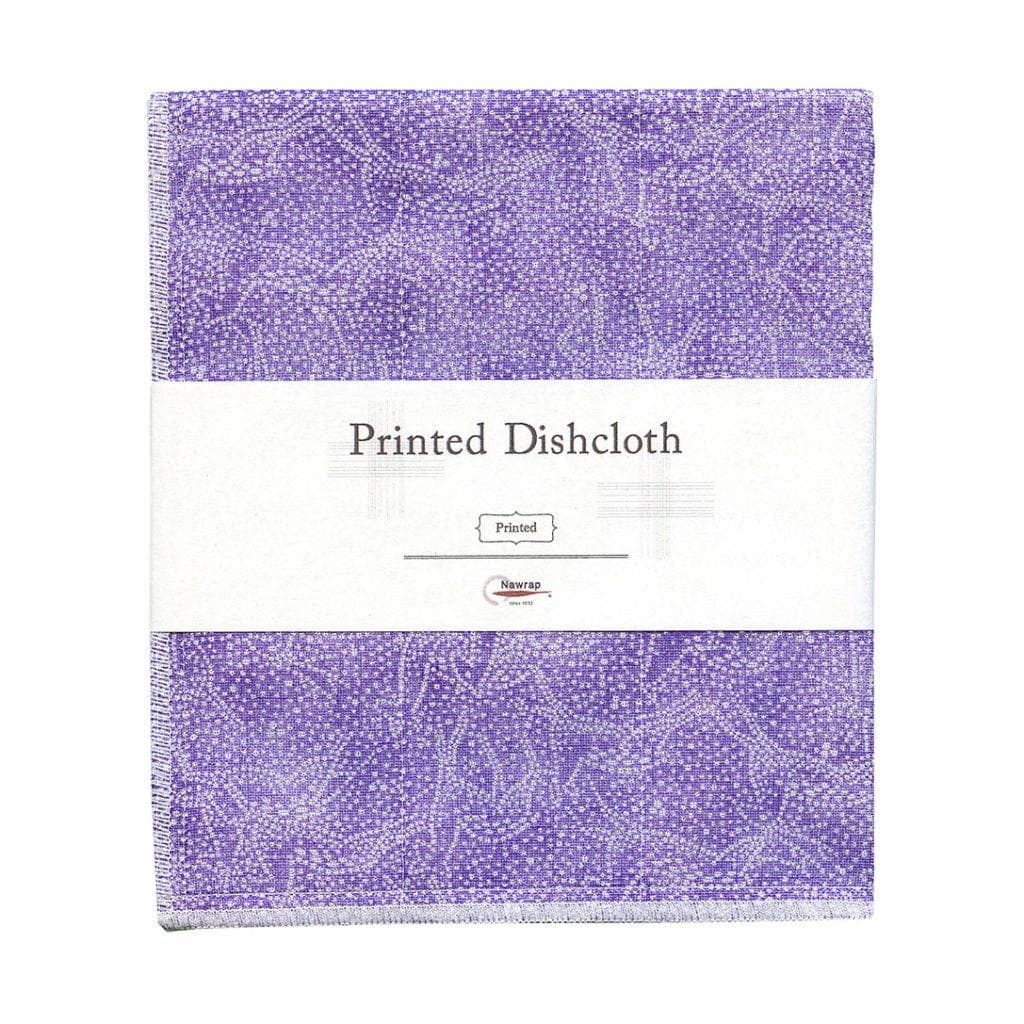 Nawrap Printed Dishcloth: Japanese Bush Clover