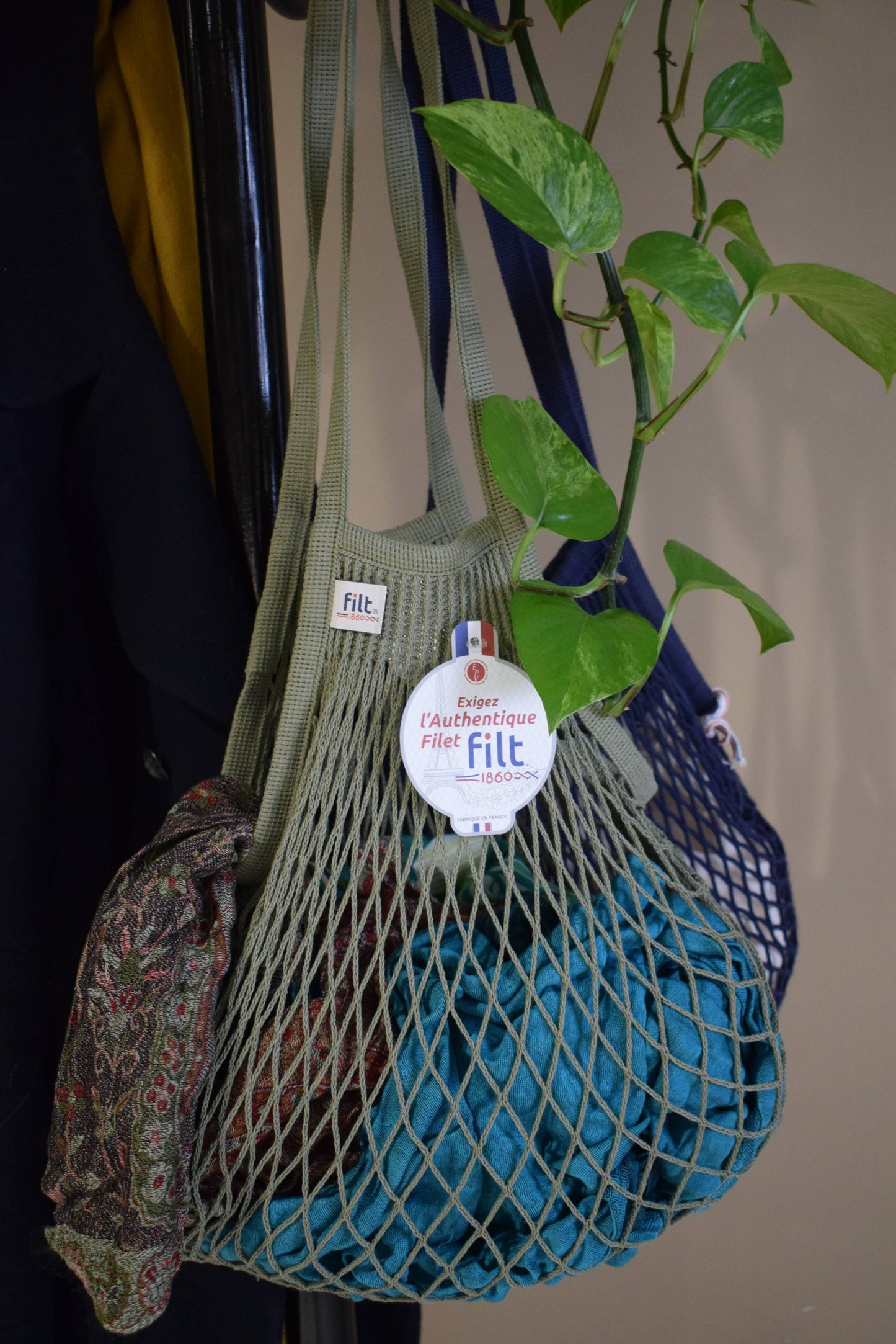 Scout shopping net with large handles