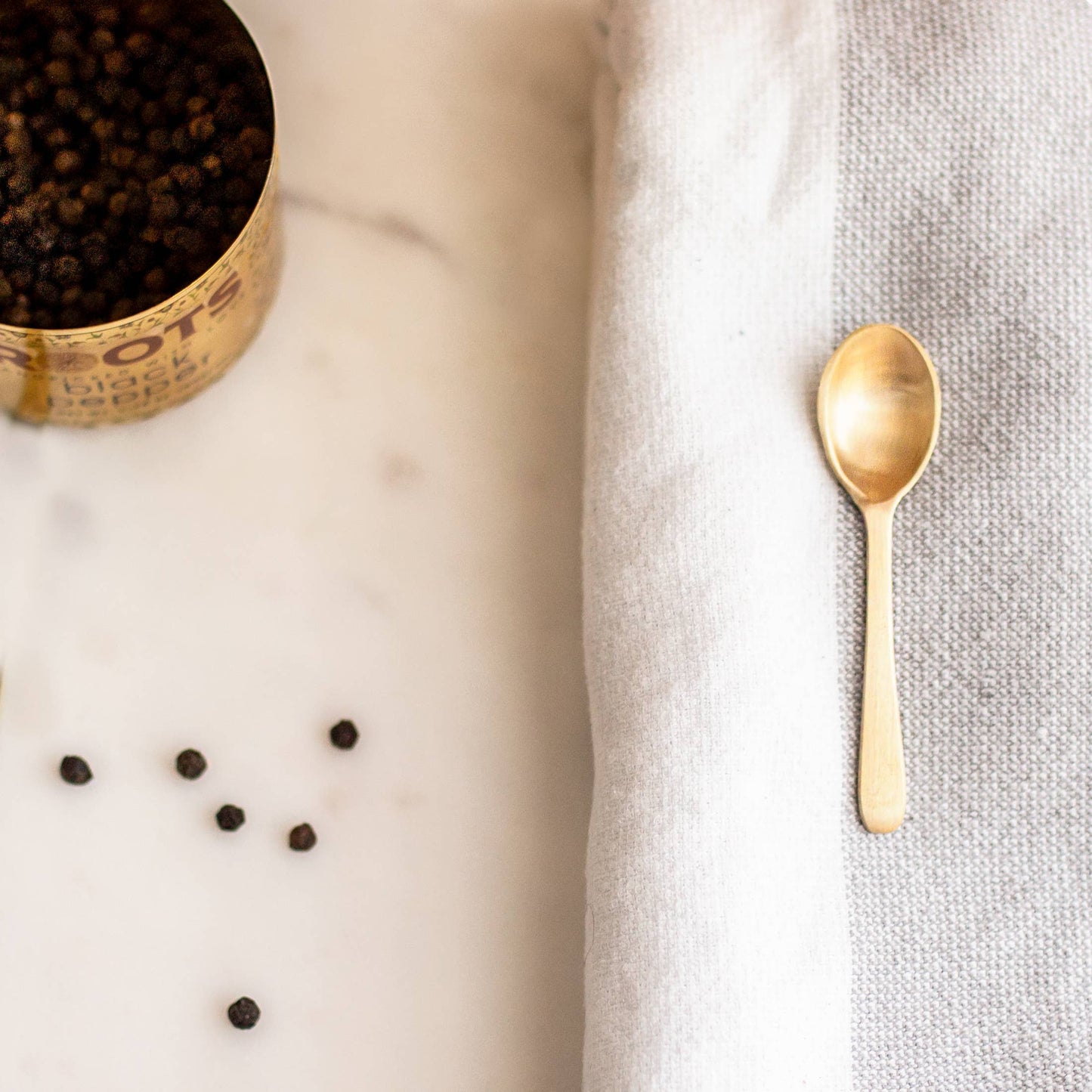 Handmade Artisanal Brass Spoon