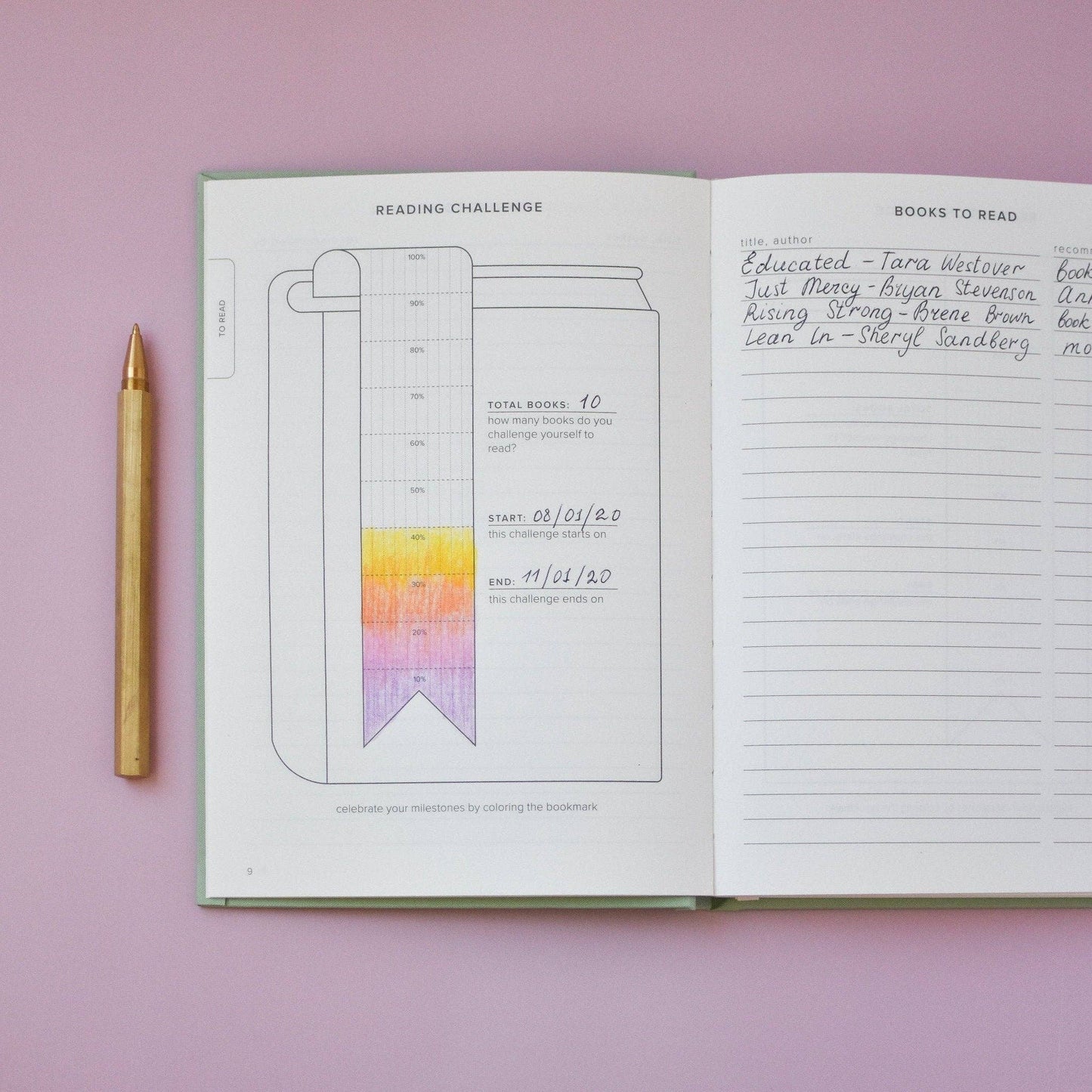 Reading Journal (Original): Burgundy