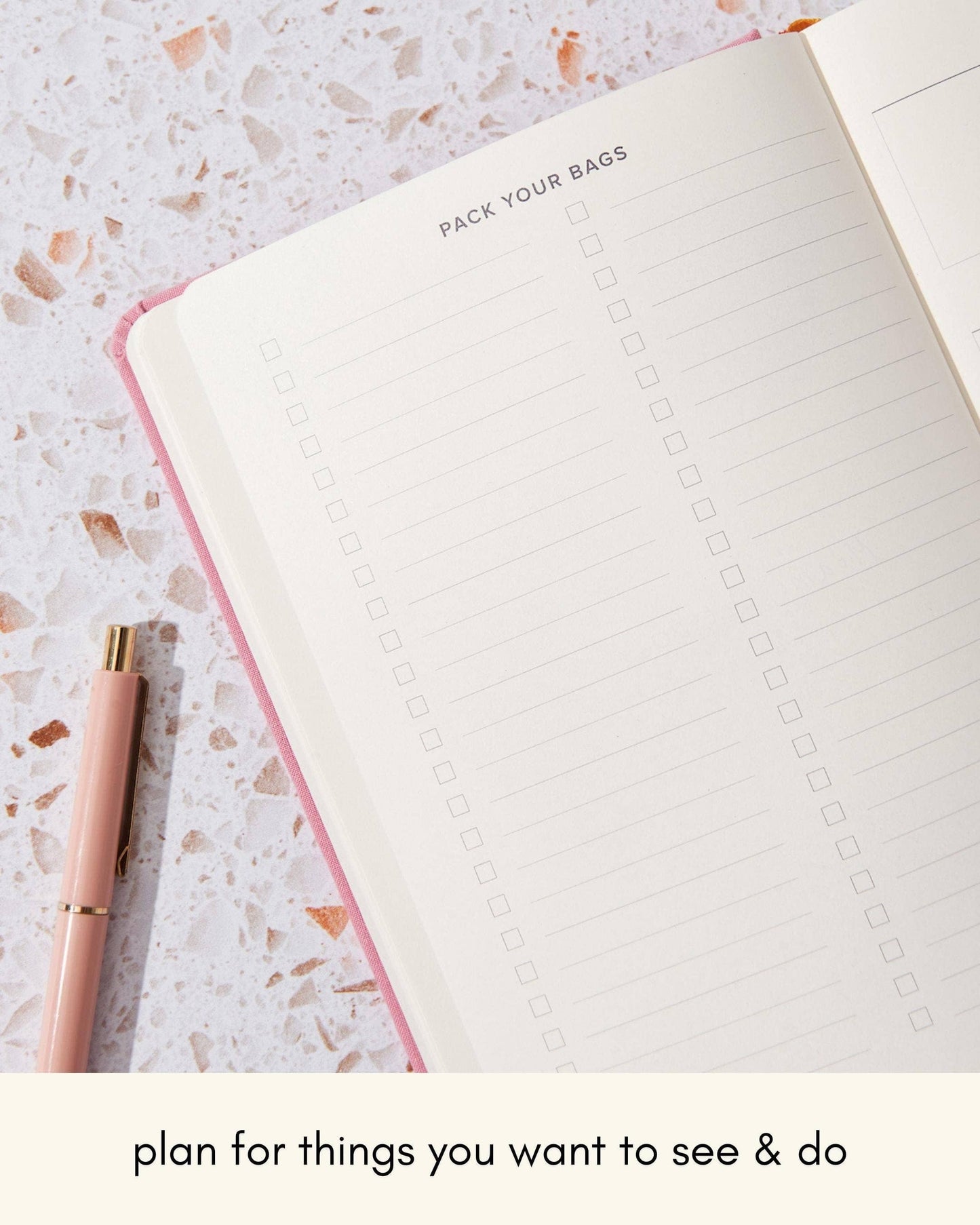 Travel Journal: Lavender Pink