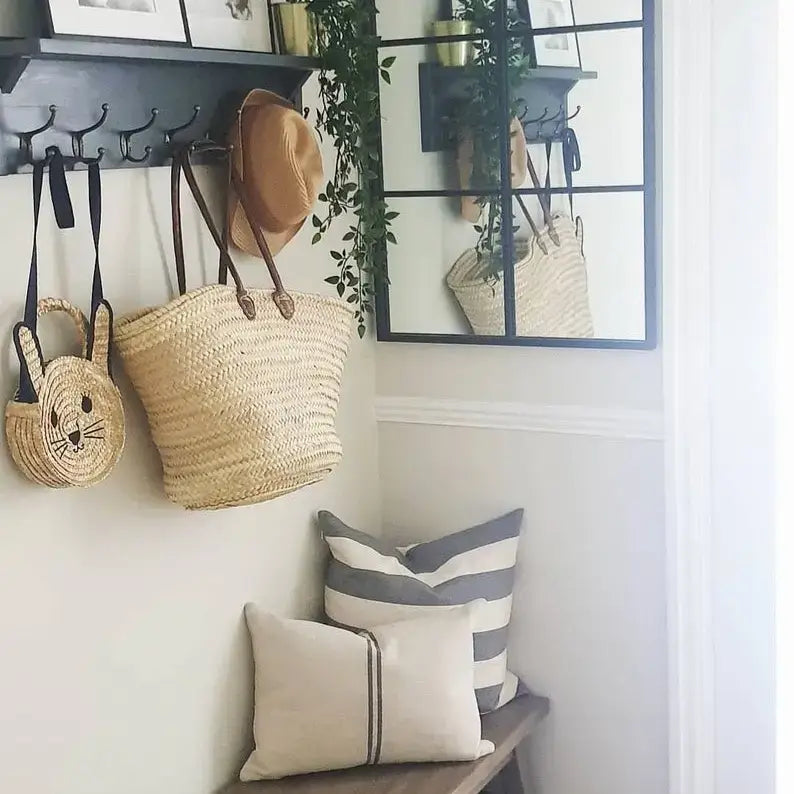 Handmade Leather, French Market Basket