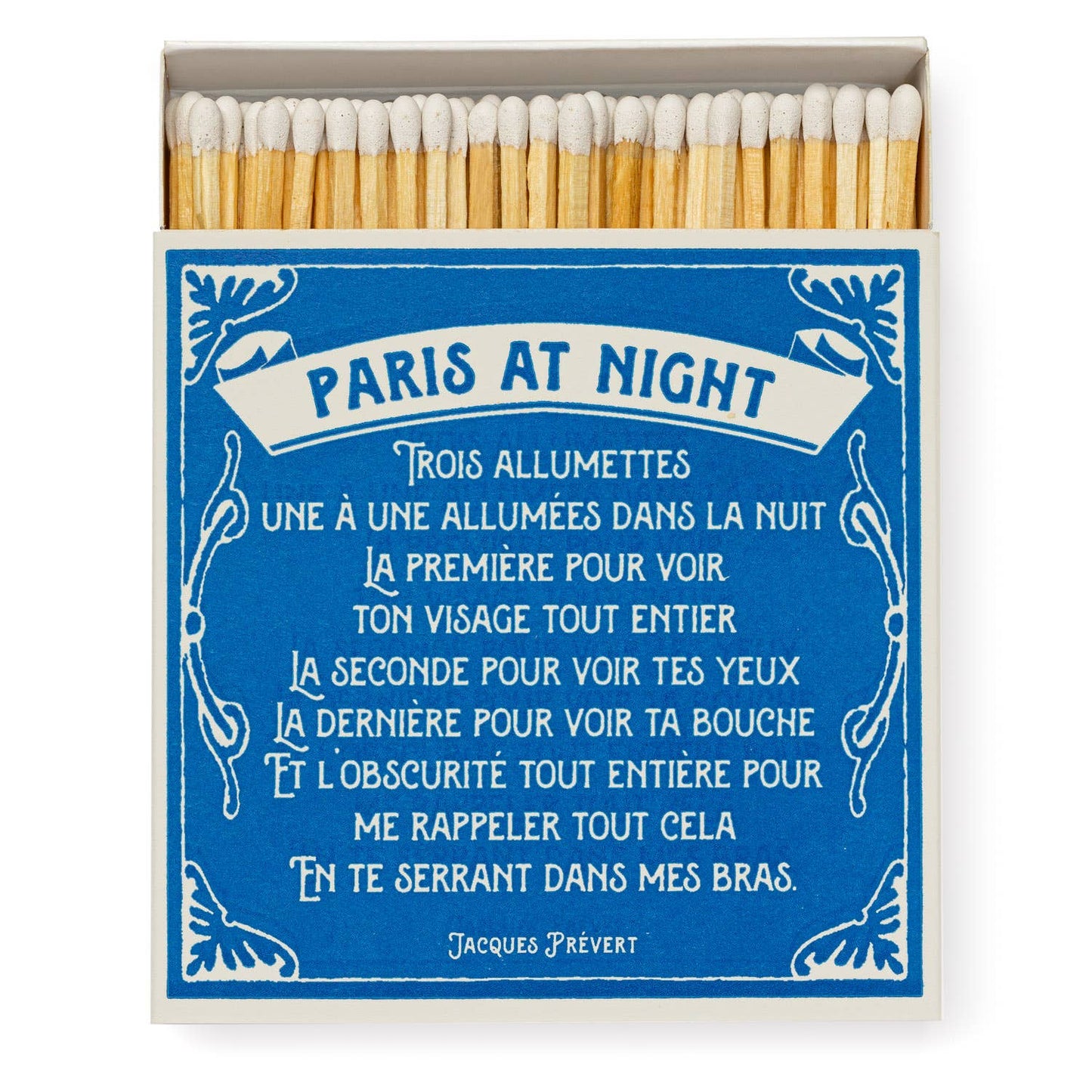 Paris at Night Square Matchbox
