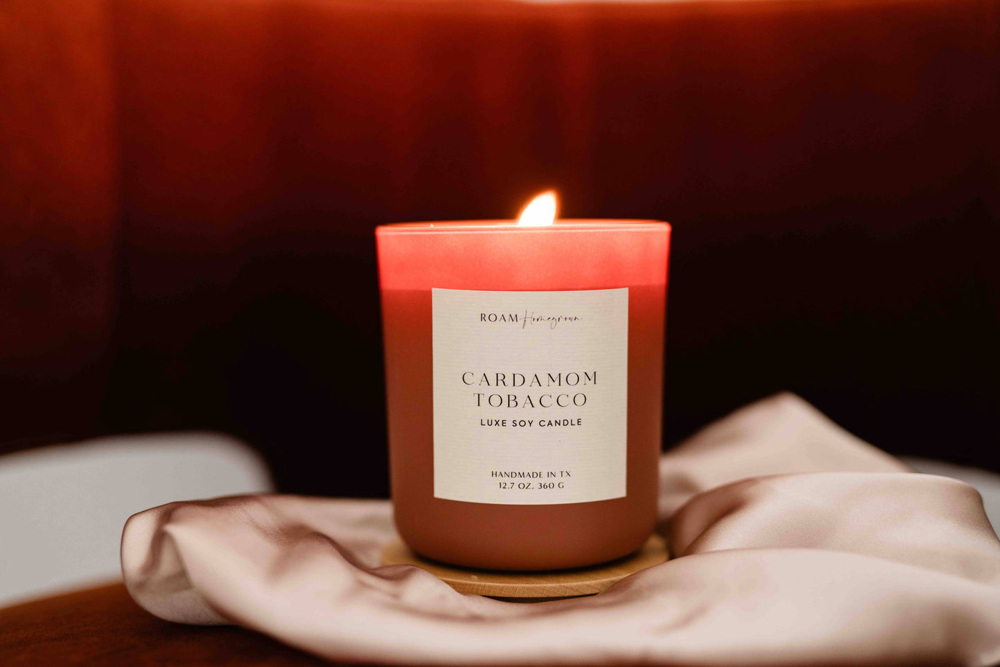 Brighter Days Soy Candle, Cardamom Tobacco